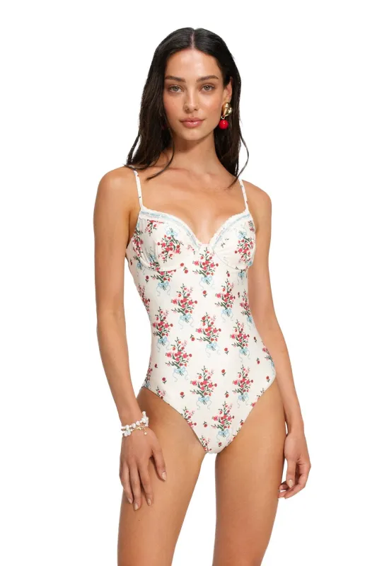 Petra One Piece Swimsuit made by Cherish