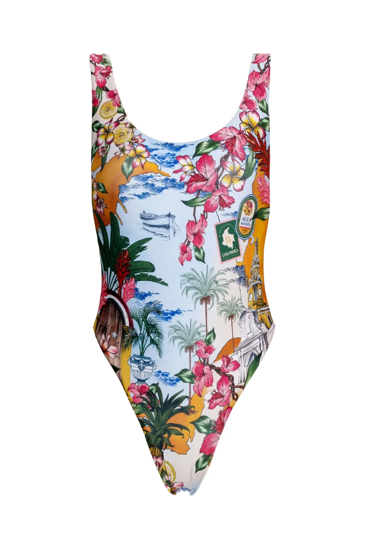 Tribeca One Piece Swimsuit sold by Agua Bendita product image thumbnail 4