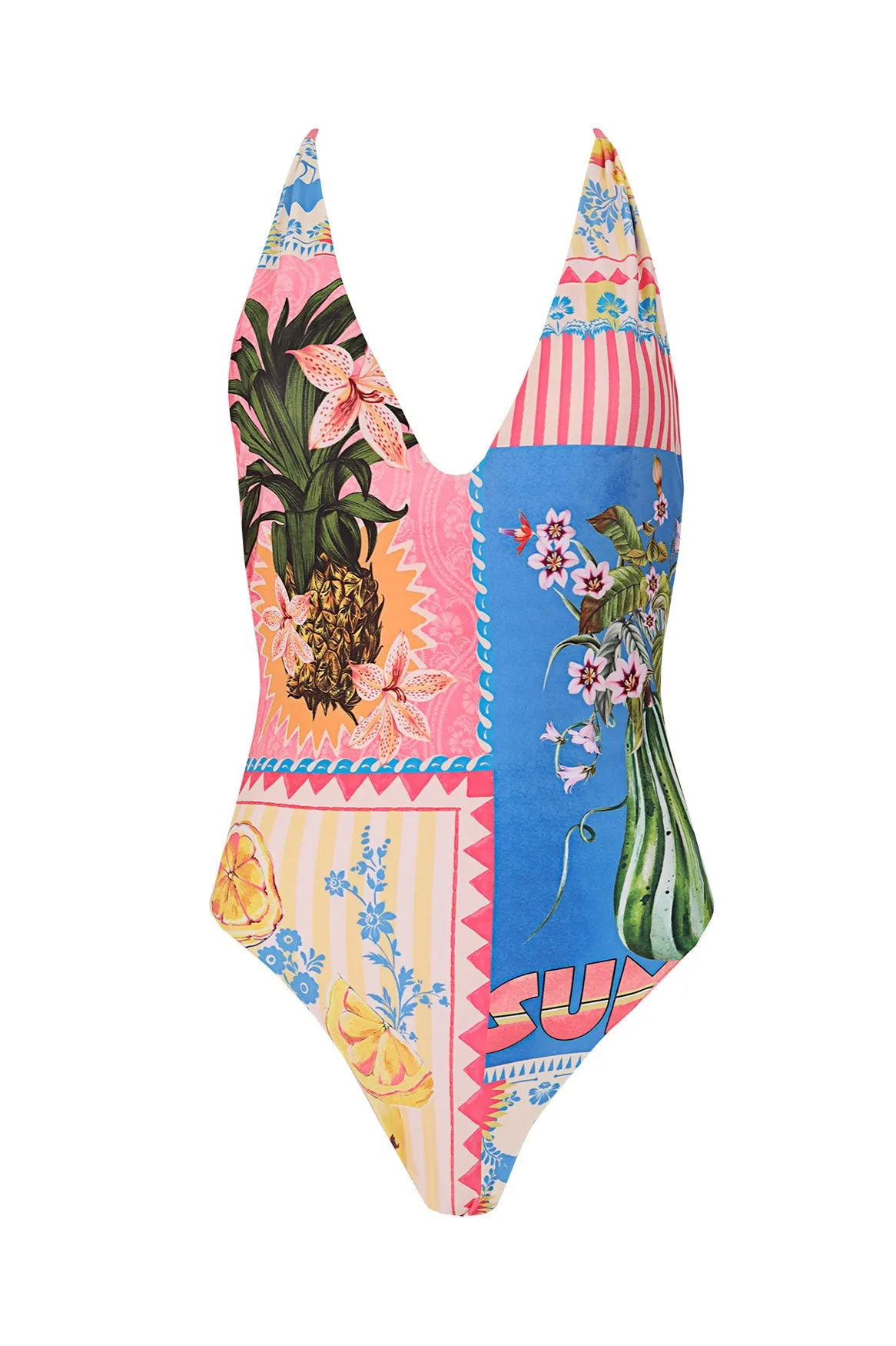 Aloe One Piece Swimsuit sold by Agua Bendita product image thumbnail 3