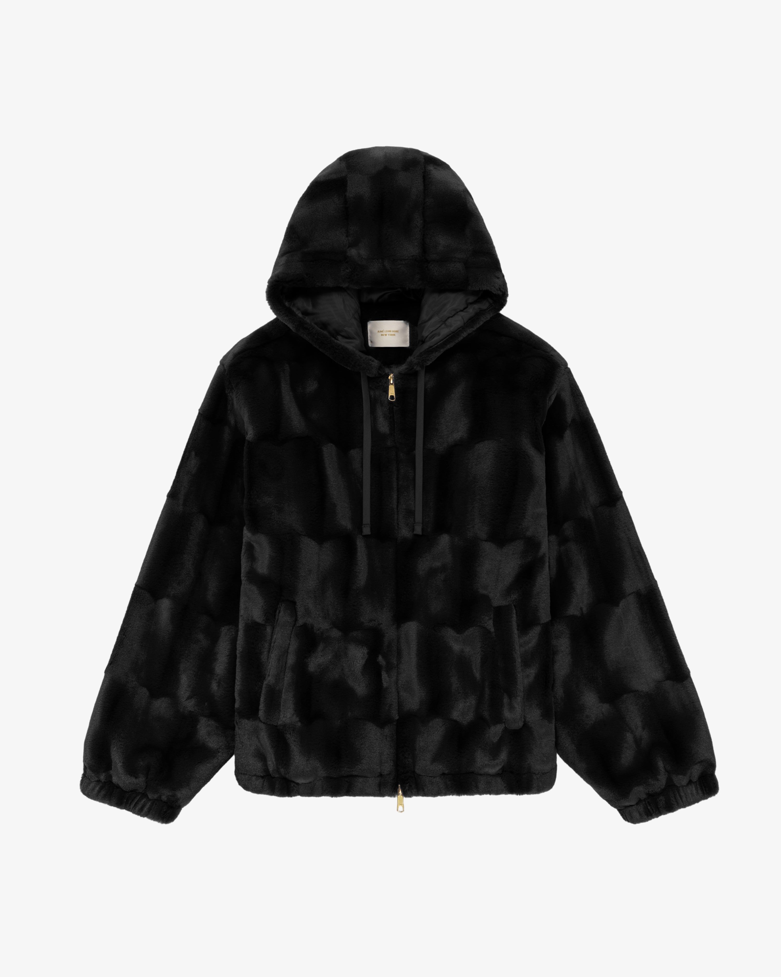 Full-Zip Fur Hoodie sold by Aime Leon Dore product image thumbnail 2