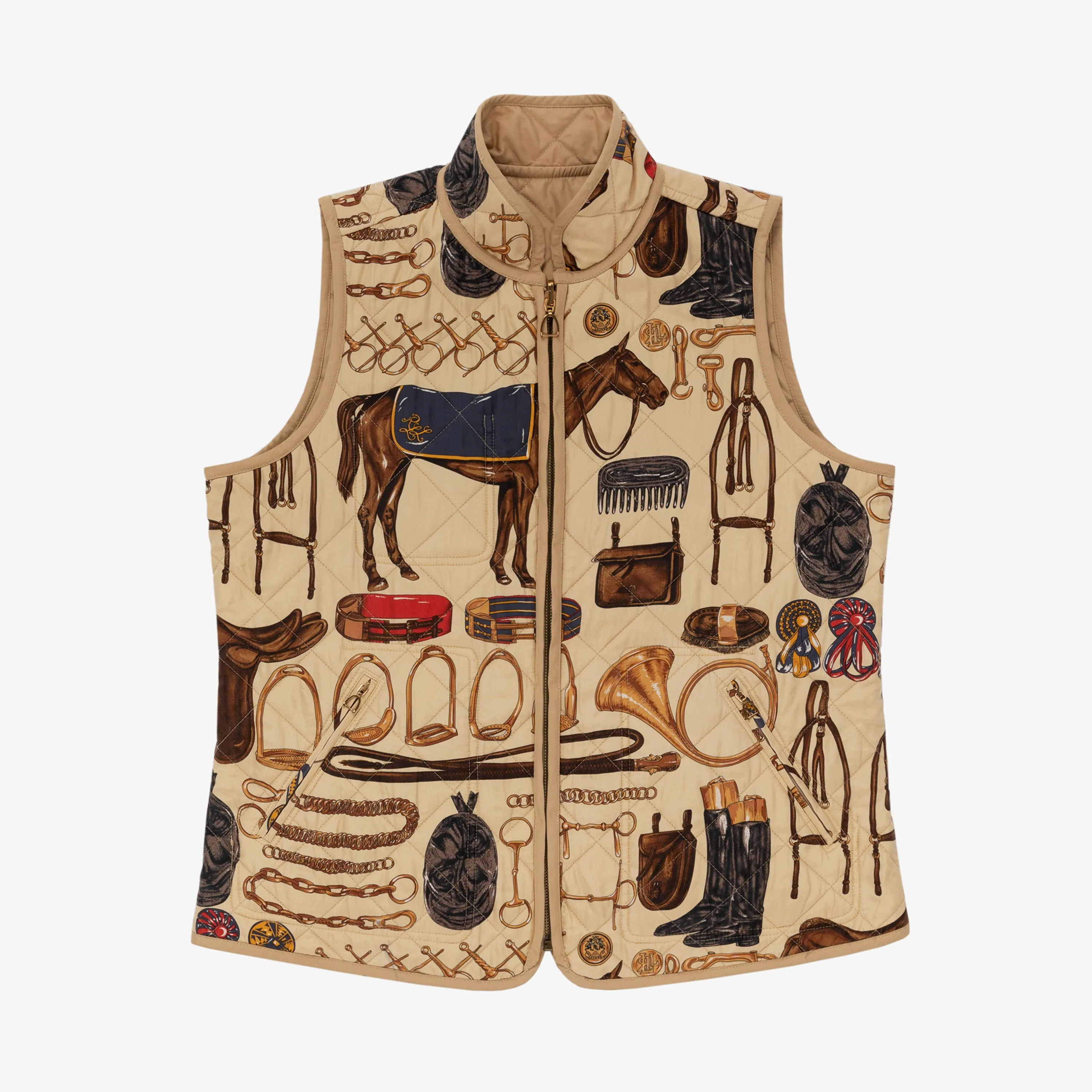 Vintage Polo Reversible Quilted Vest sold by Aime Leon Dore