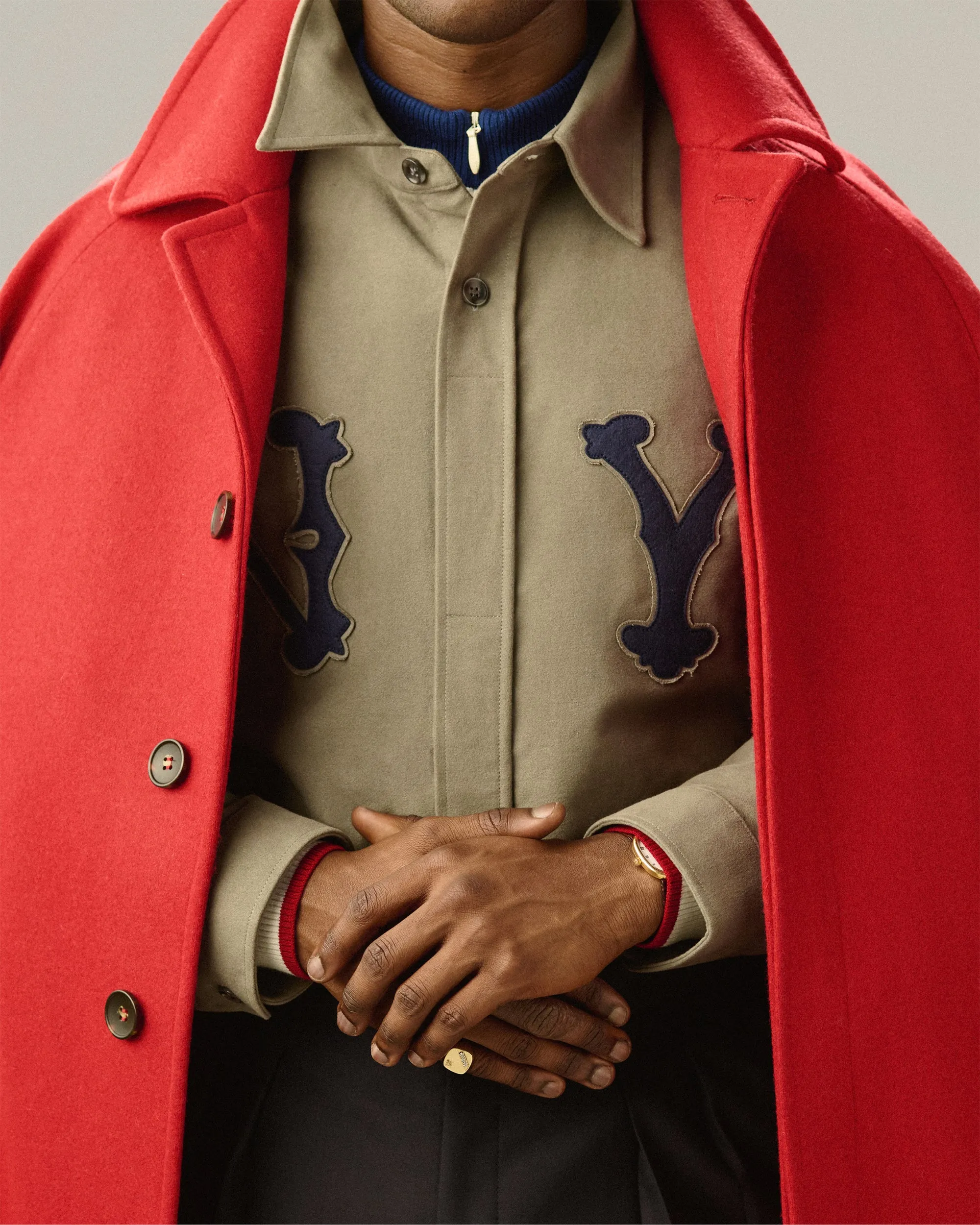 14Kt Gold Diamond Signet Ring sold by Aime Leon Dore product image thumbnail 3