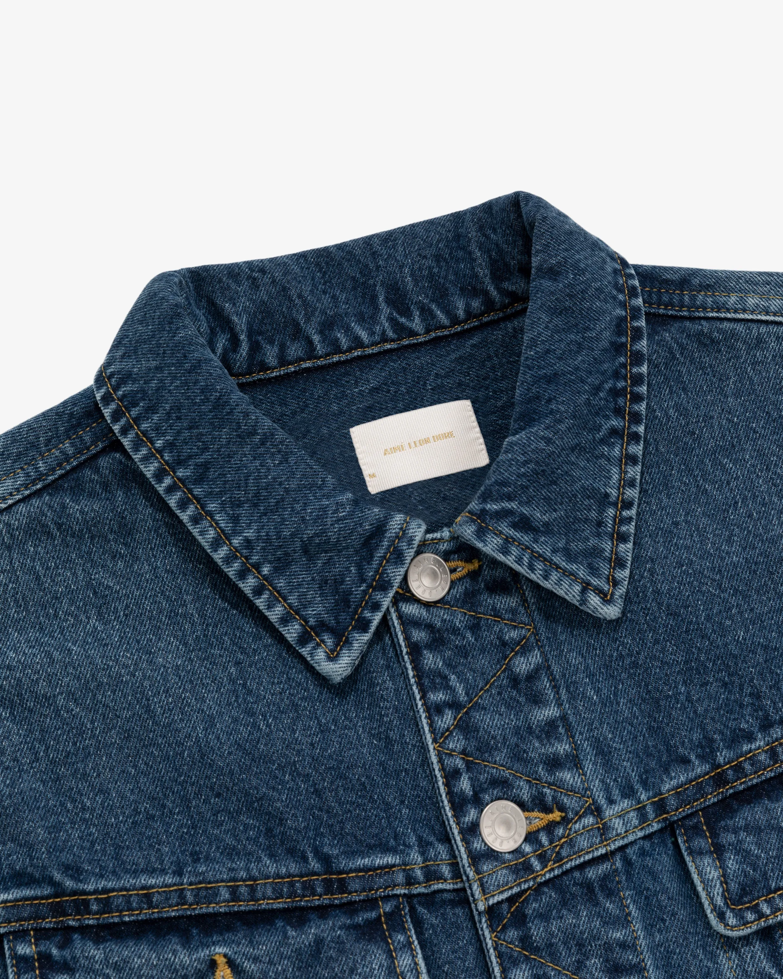 Denim Trucker Jacket sold by Aime Leon Dore product image thumbnail 3