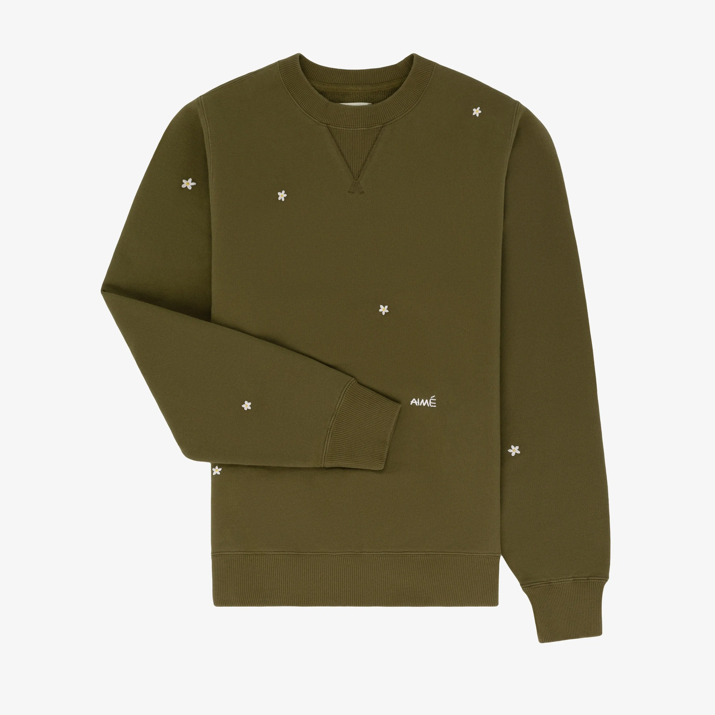 Floral Embroidered Crewneck Sweatshirt sold by Aime Leon Dore