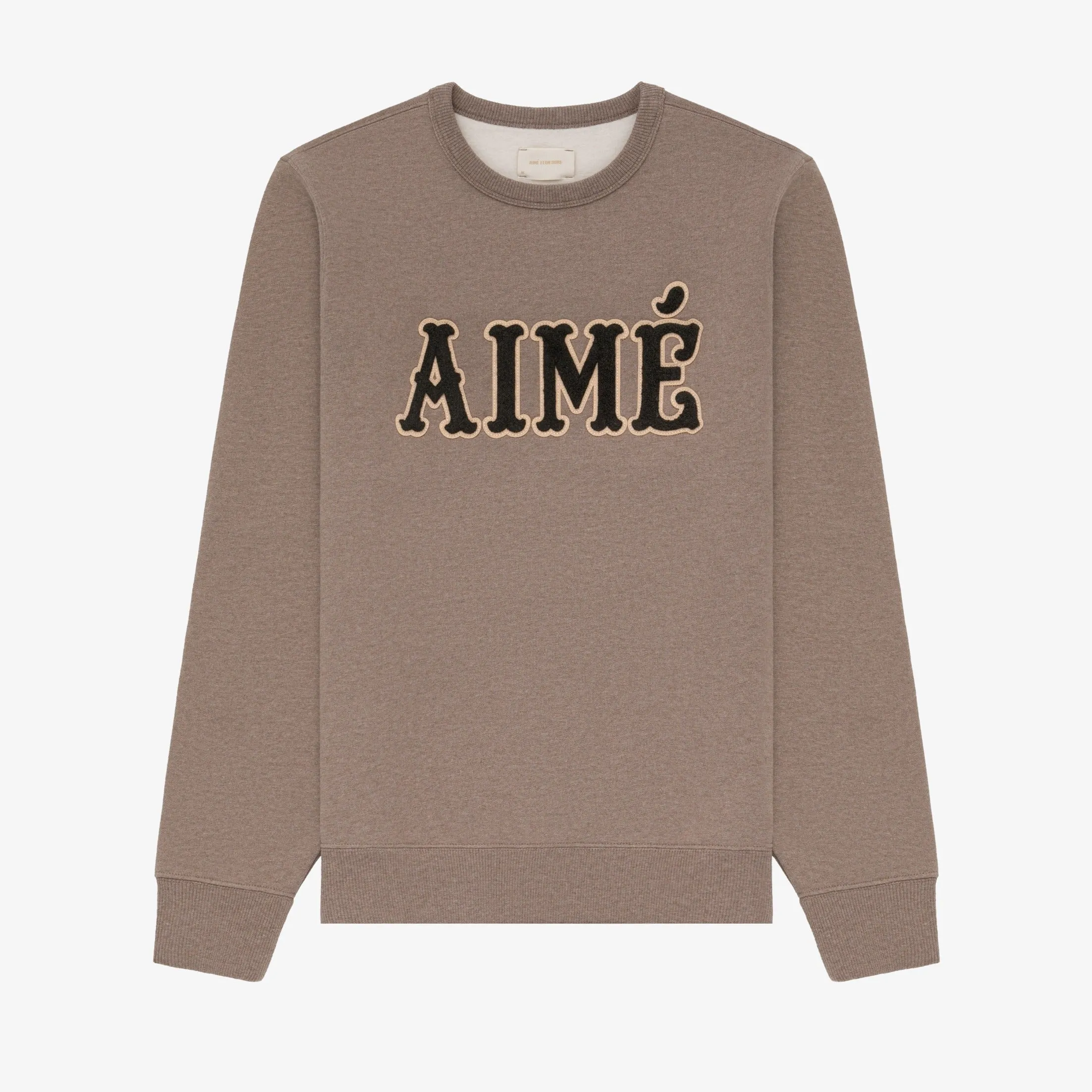 Aimé Appliqué Crewneck Sweatshirt sold by Aime Leon Dore