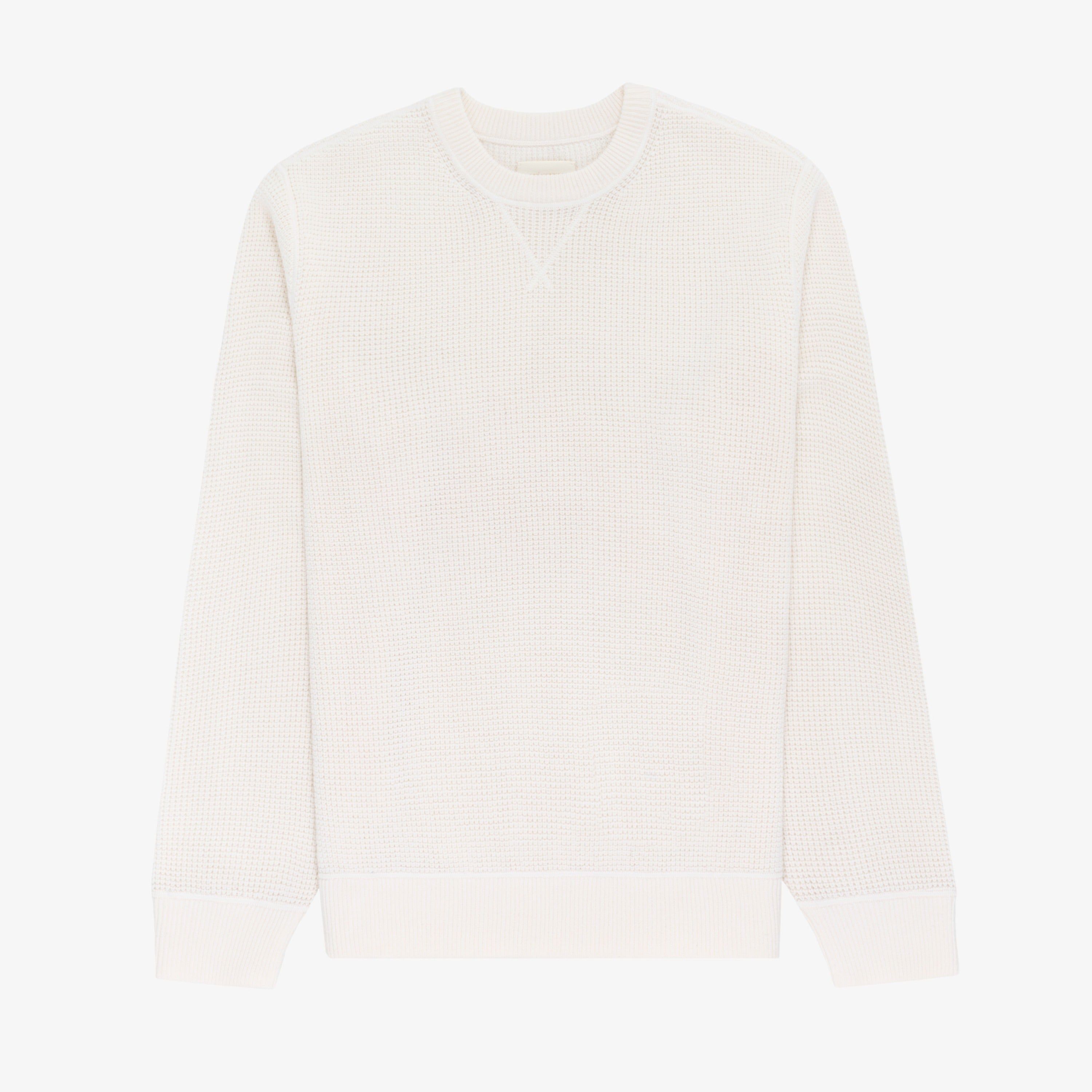 Merino Waffle Crewneck Sweater sold by Aime Leon Dore