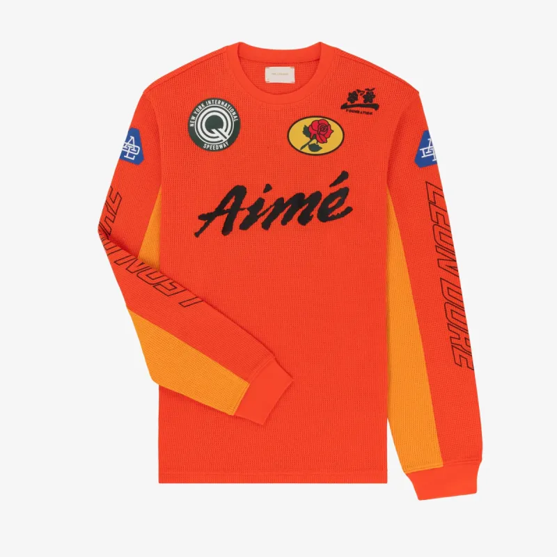 Mesh Moto Long-Sleeve Tee sold by Aime Leon Dore