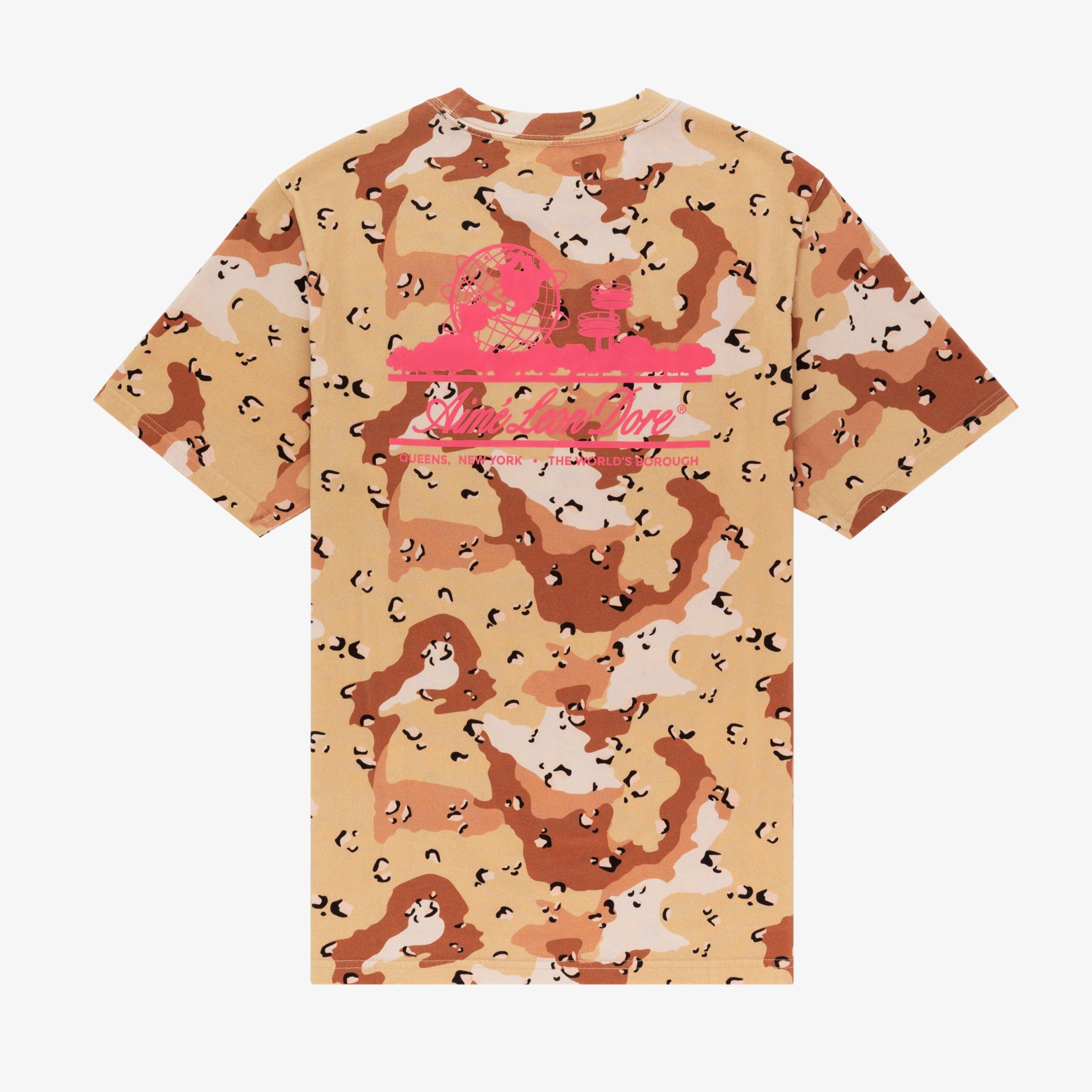 Camo Unisphere Tee sold by Aime Leon Dore