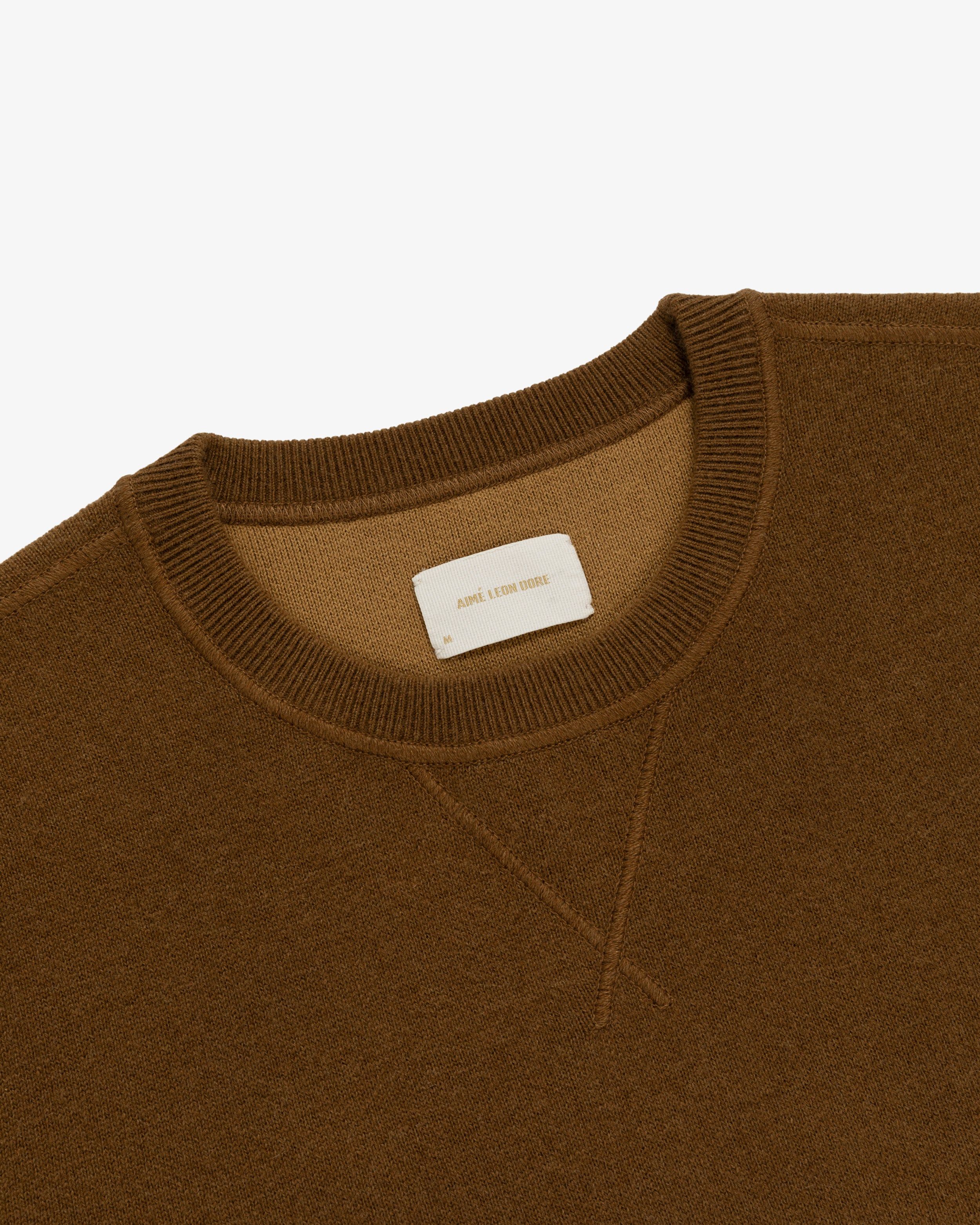 Cashmere Crewneck Sweatshirt sold by Aime Leon Dore product image thumbnail 3