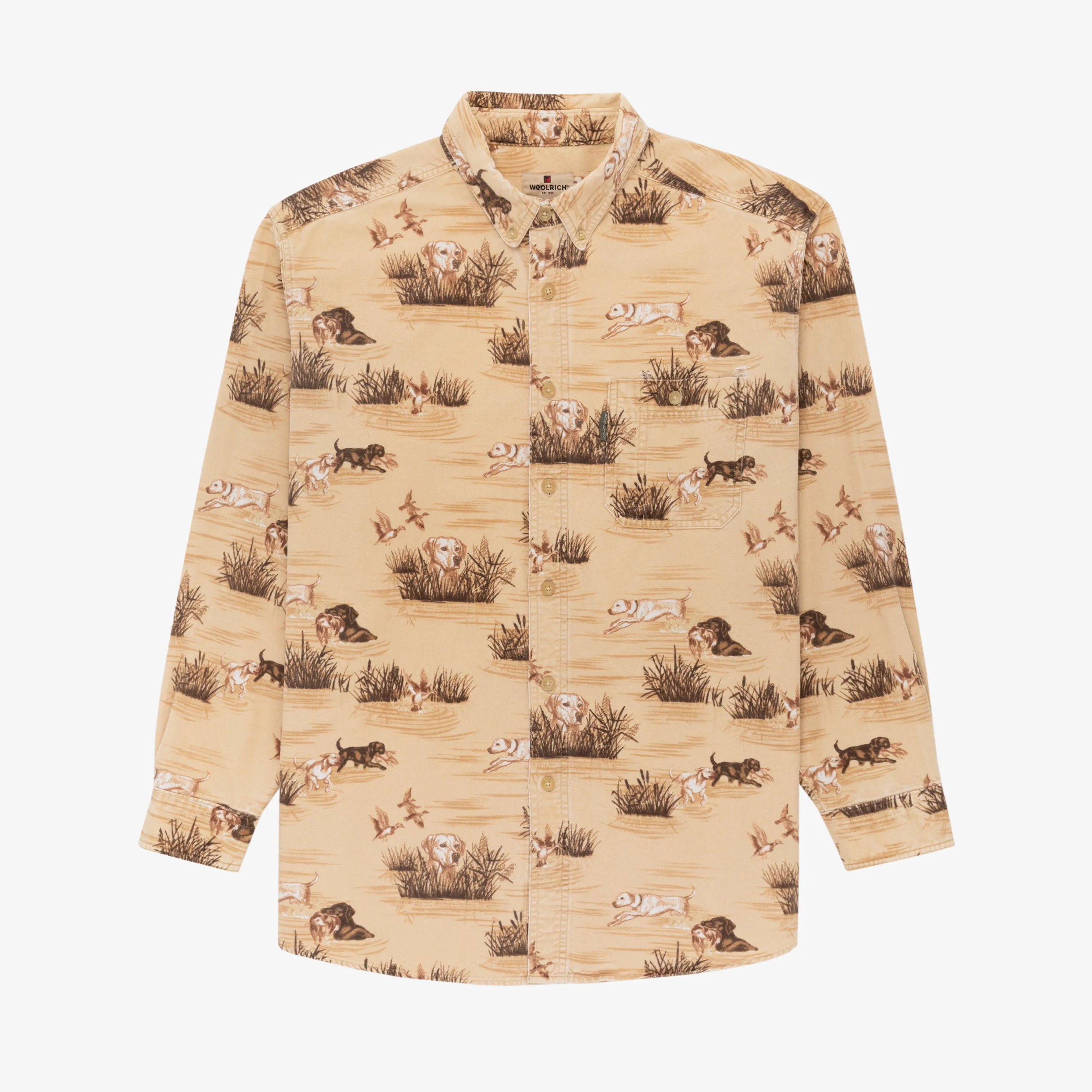 Vintage Woolrich Hunting Theme Shirt sold by Aime Leon Dore