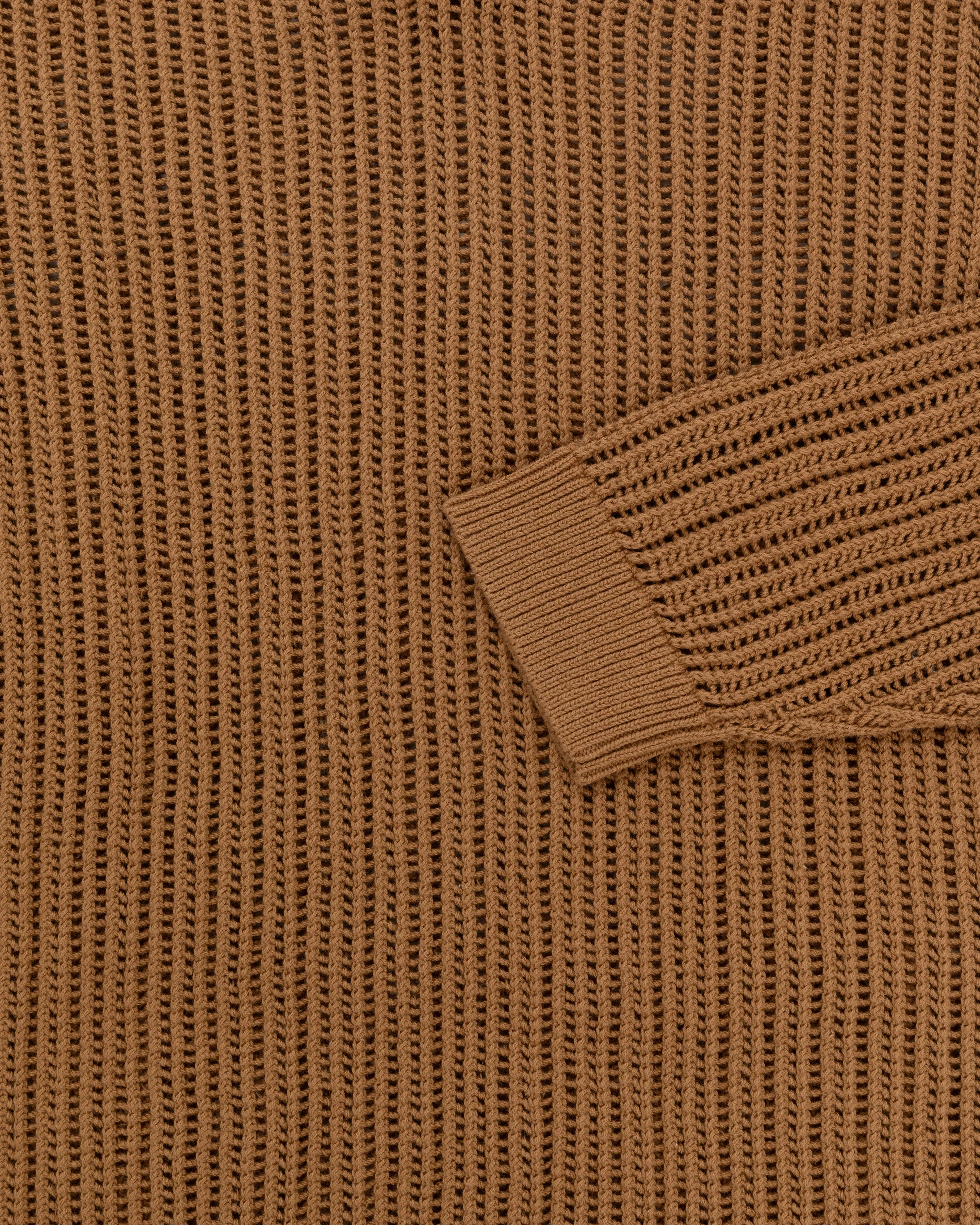 Long-Sleeve Mesh Knit Polo sold by Aime Leon Dore product image thumbnail 4