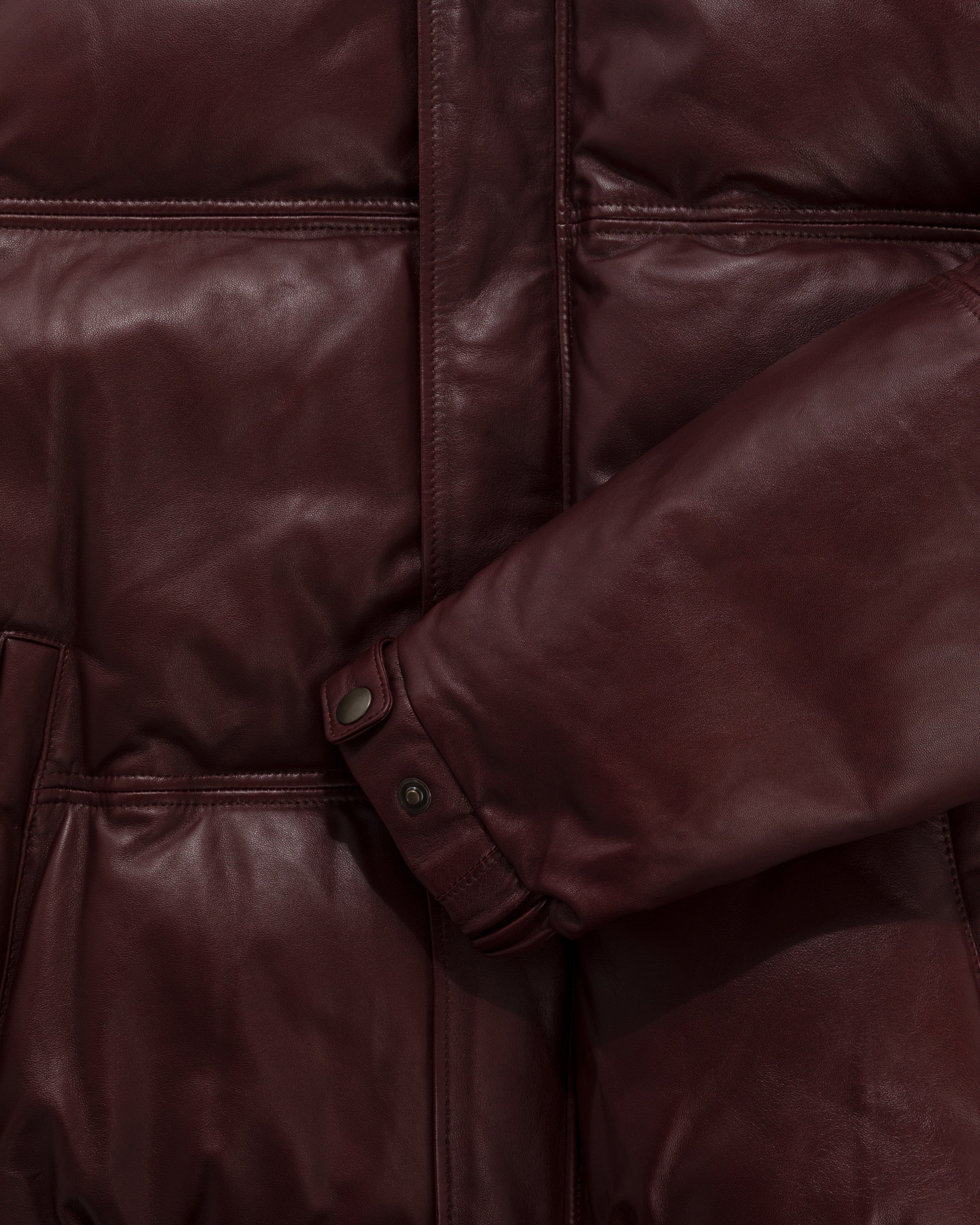 Leather Down Puffer Jacket sold by Aime Leon Dore product image thumbnail 5