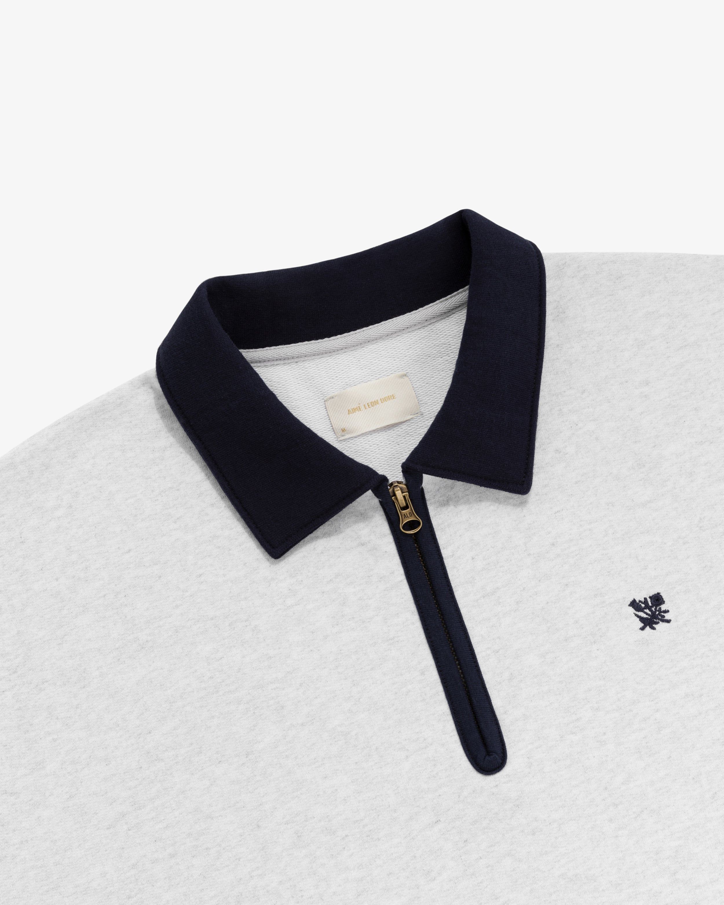 Contrast Crest Quarter Zip Pullover sold by Aime Leon Dore product image thumbnail 3