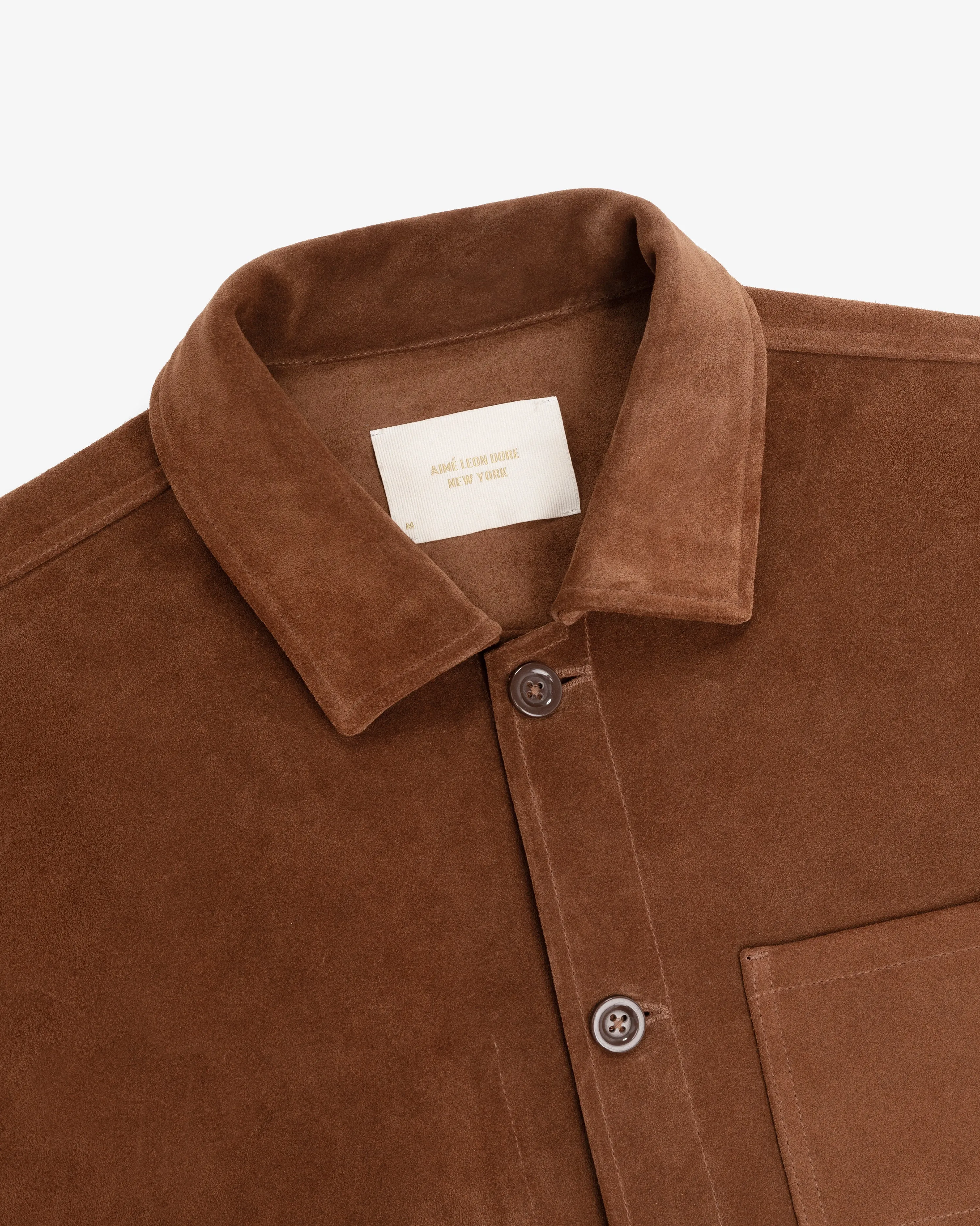 Suede Chore Jacket sold by Aime Leon Dore product image thumbnail 4