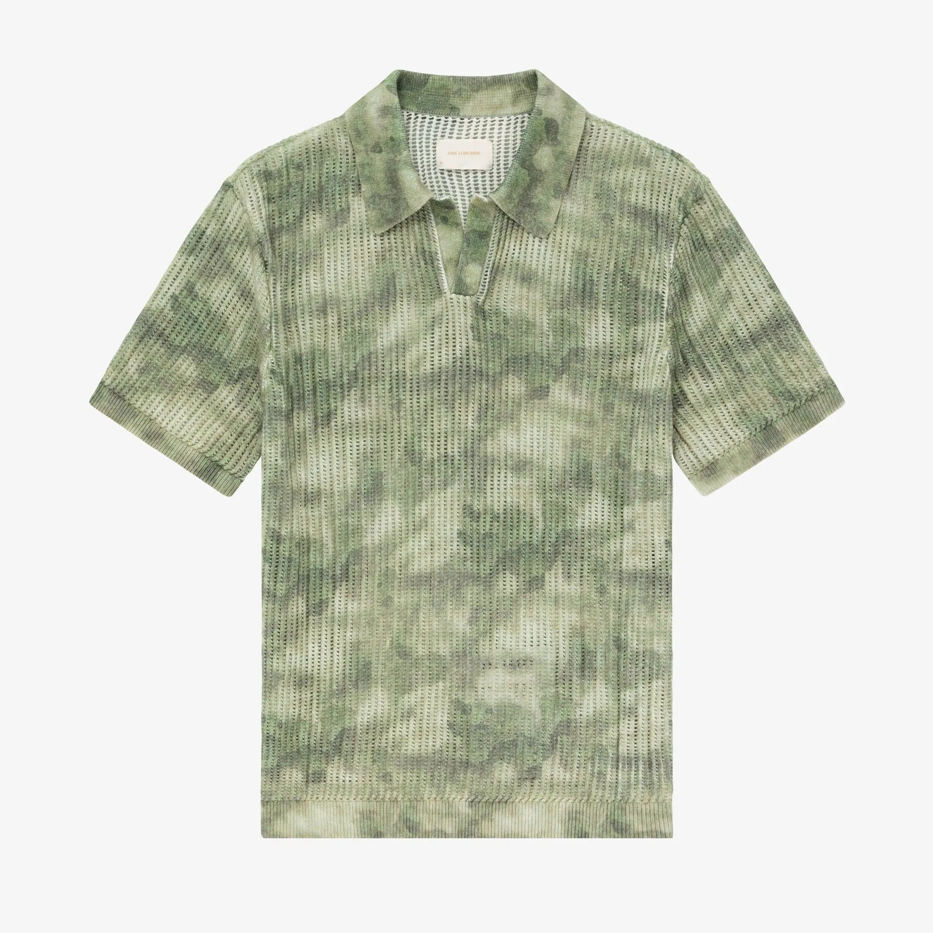 Mesh Knit Polo sold by Aime Leon Dore