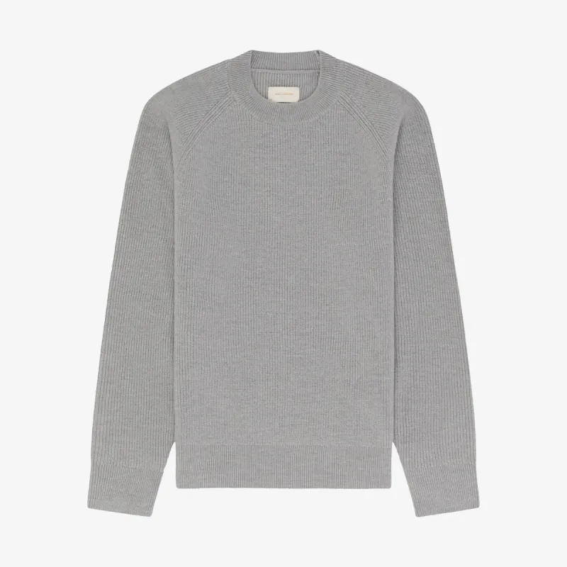 Merino Shaker Stitch Crewneck Sweater sold by Aime Leon Dore