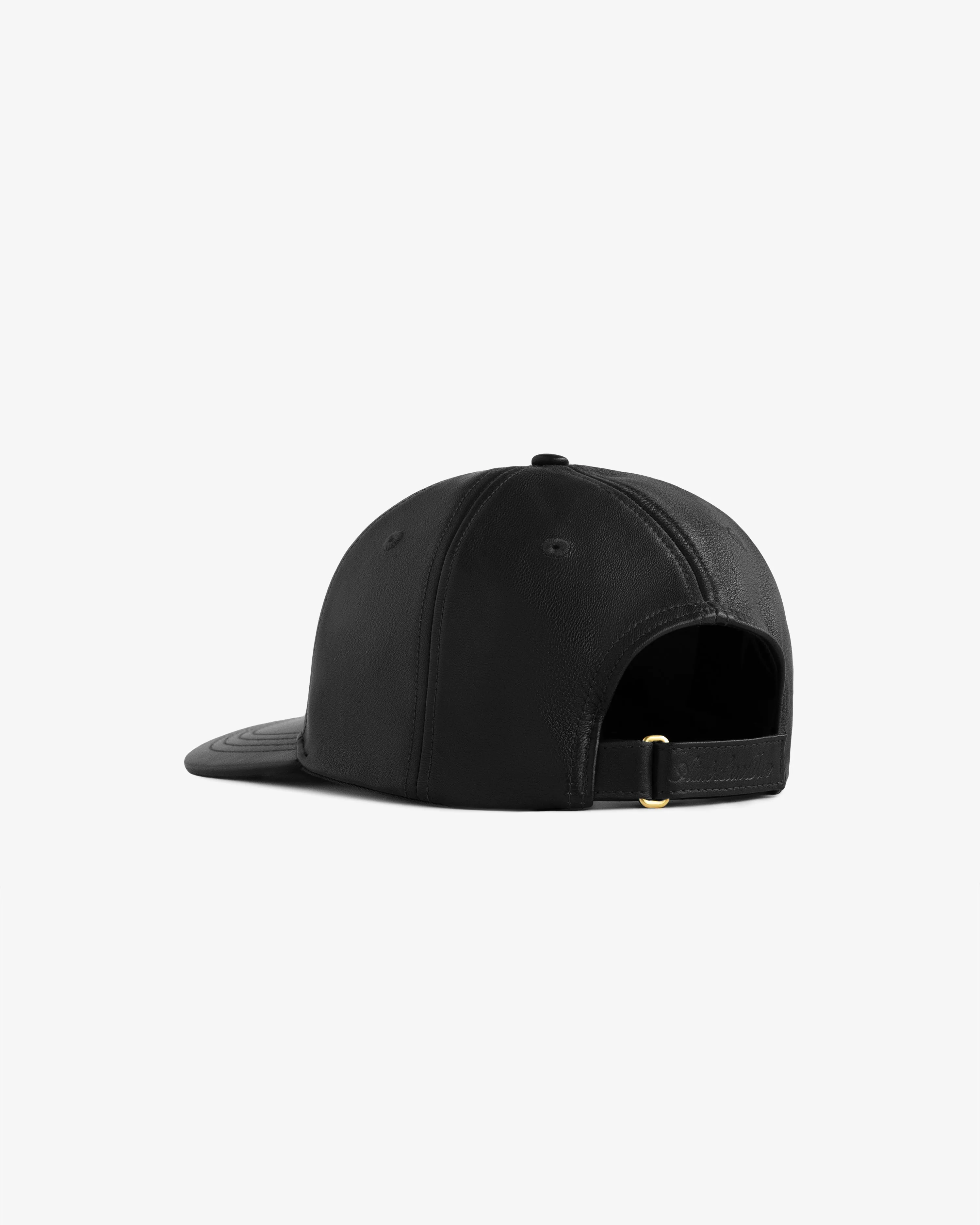 Brass Logo Leather Hat sold by Aime Leon Dore product image thumbnail 3