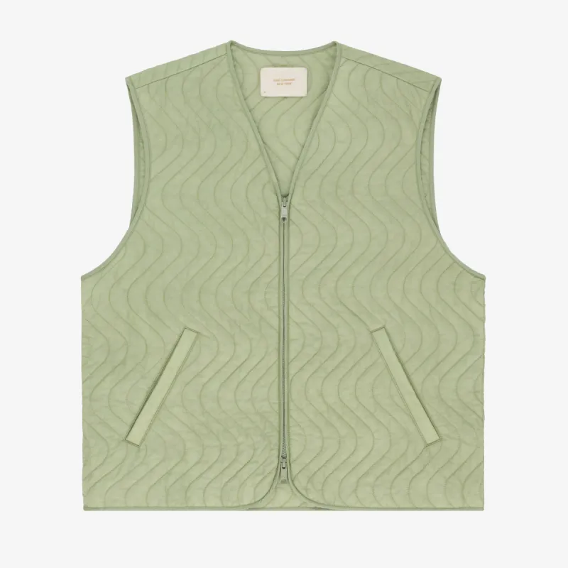 Lightweight Filled  Vest sold by Aime Leon Dore