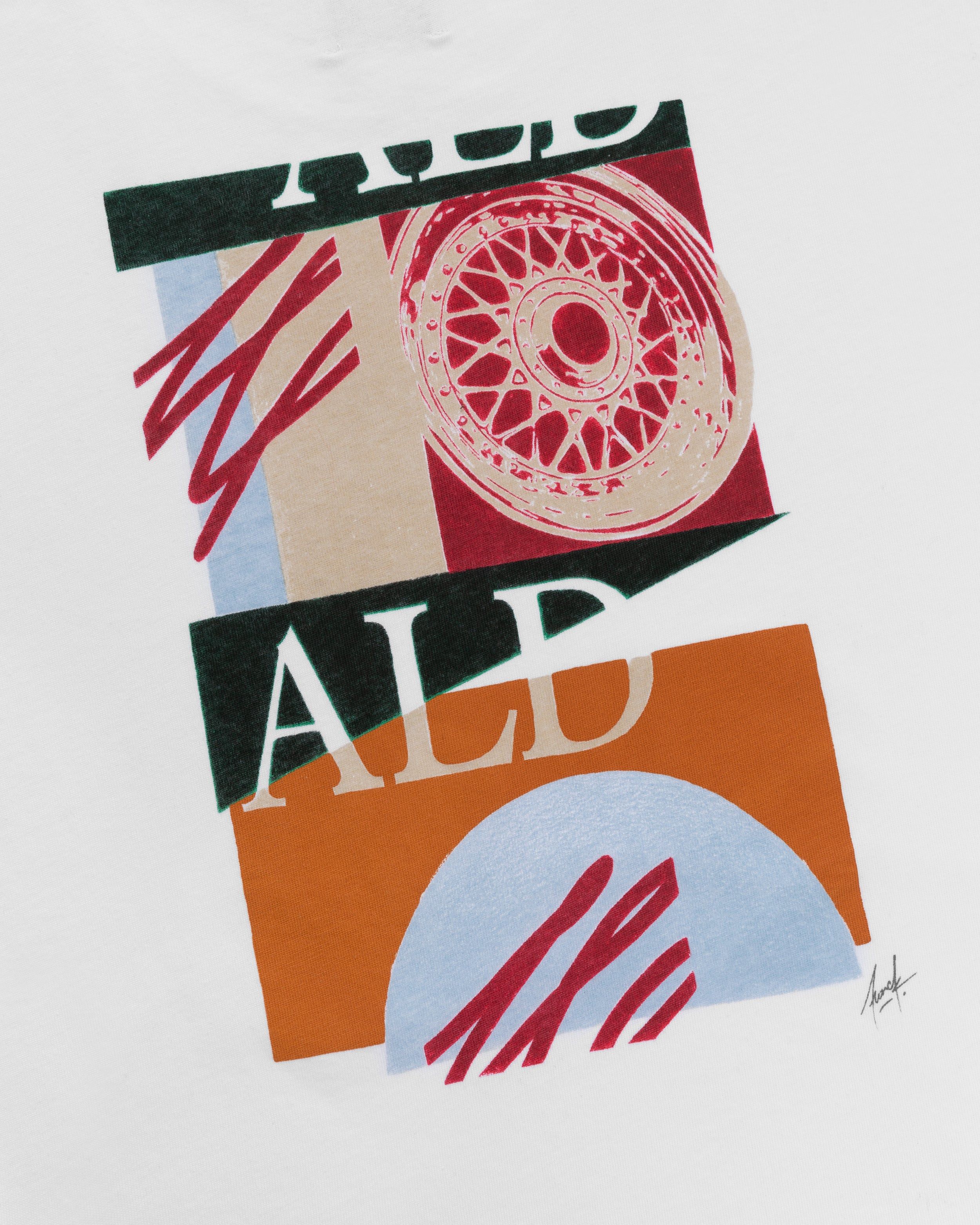 ALD / Franck Pellegrino 'Wheels' Tee sold by Aime Leon Dore product image thumbnail 4