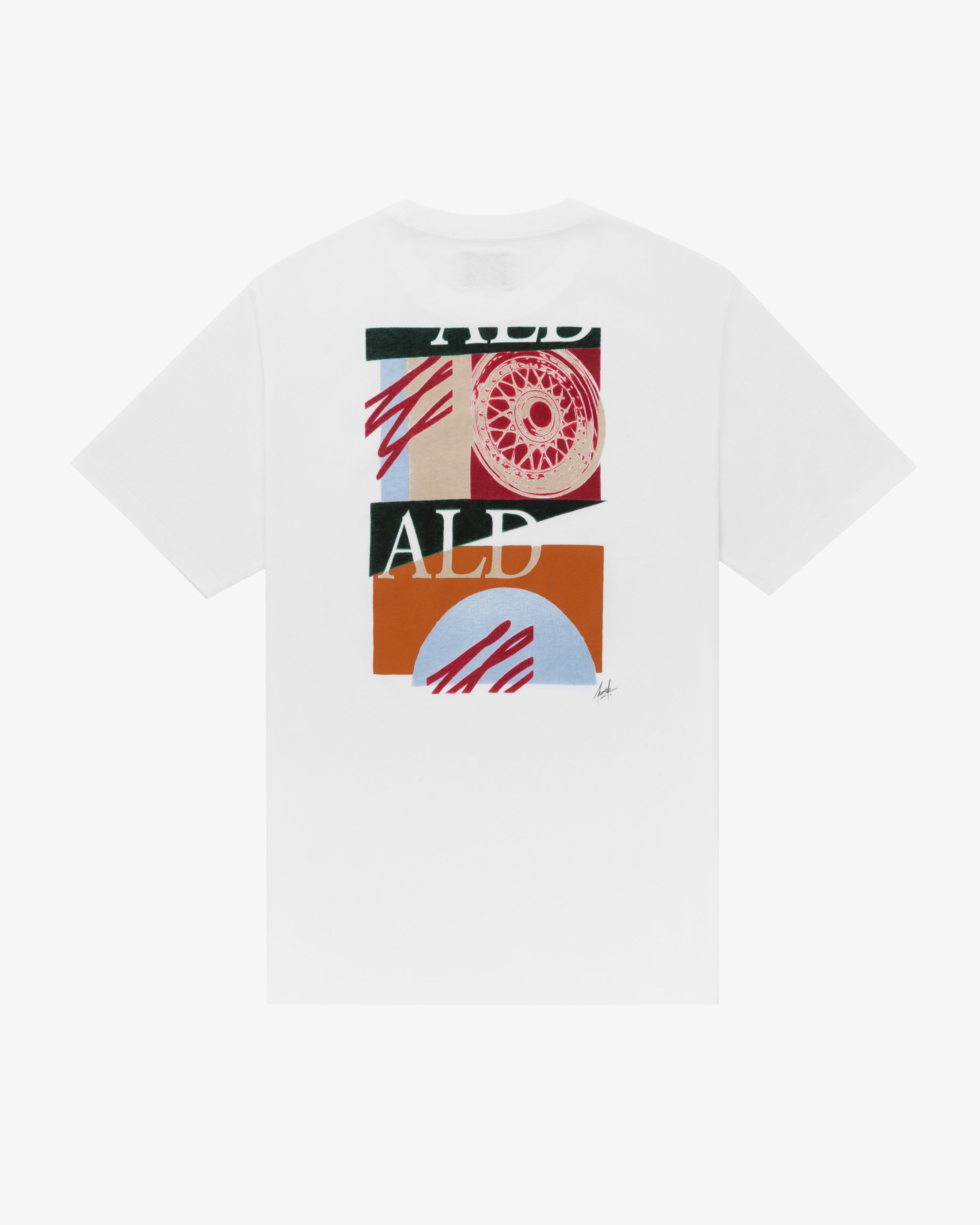 ALD / Franck Pellegrino 'Wheels' Tee sold by Aime Leon Dore product image thumbnail 2