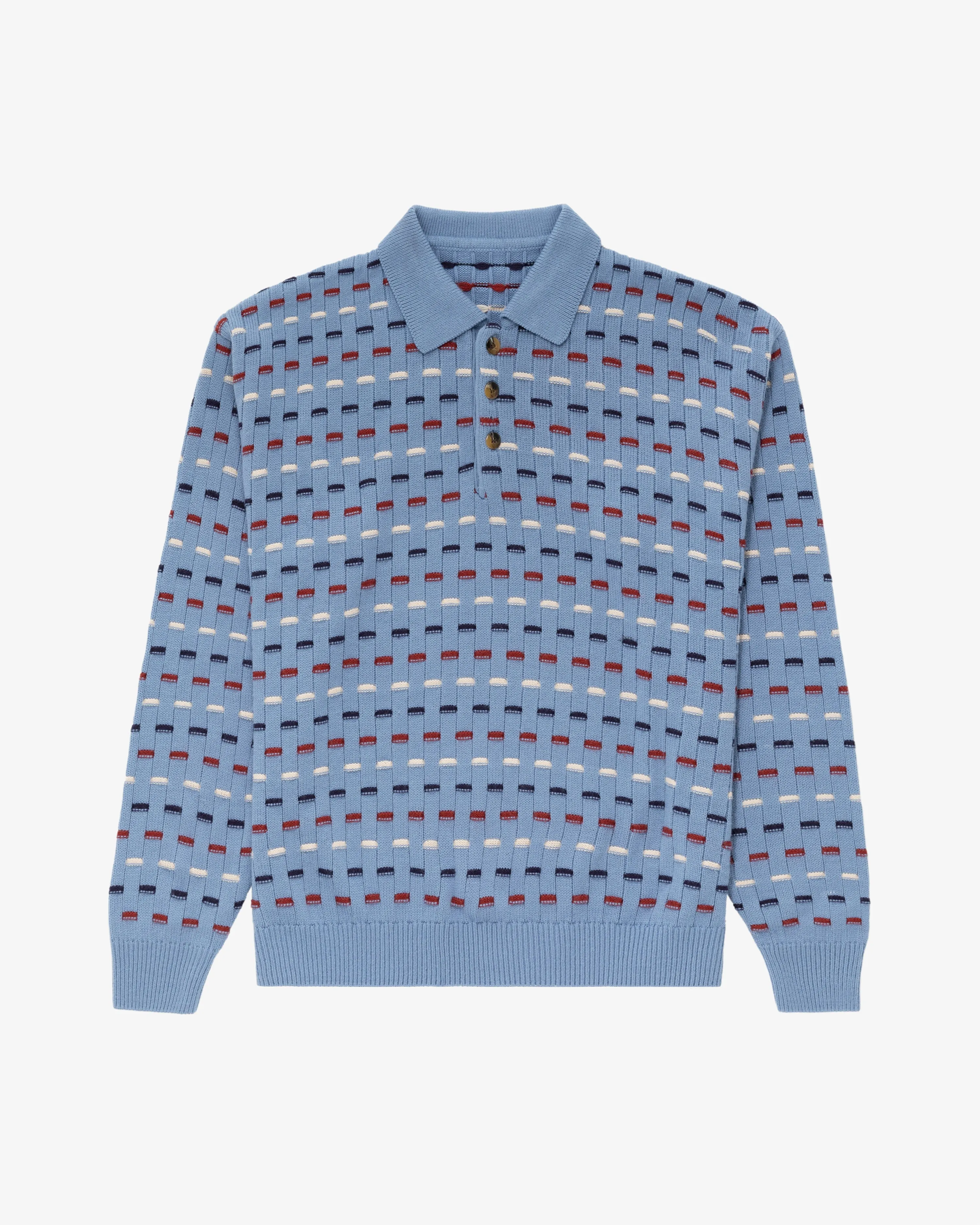 Vintage Knit Polo Rugby Sweater sold by Aime Leon Dore product image thumbnail 2