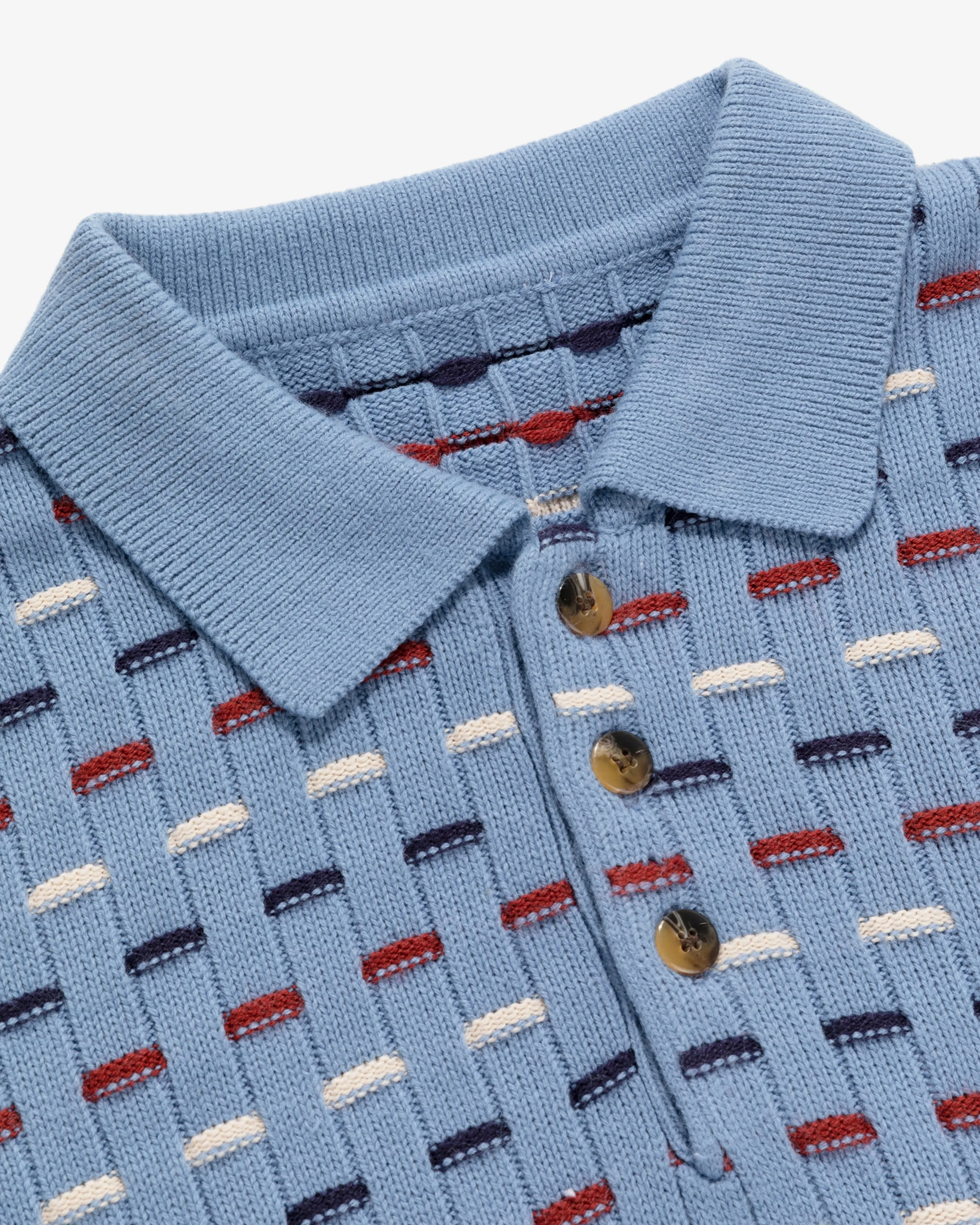 Vintage Knit Polo Rugby Sweater sold by Aime Leon Dore product image thumbnail 3