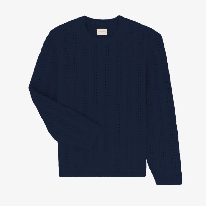 Pointelle Cable Crewneck Sweater sold by Aime Leon Dore