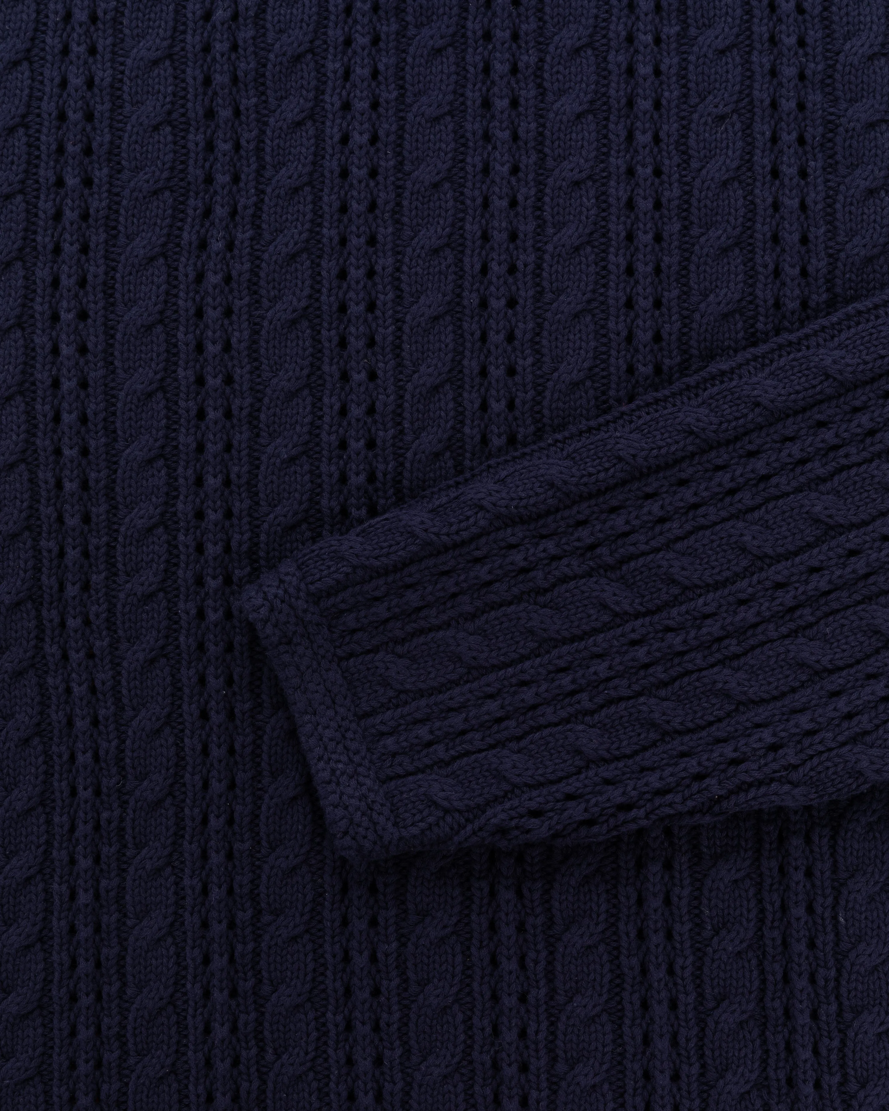 Pointelle Cable Crewneck Sweater sold by Aime Leon Dore product image thumbnail 5