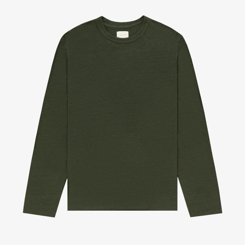 Linen Long-Sleeve Tee sold by Aime Leon Dore