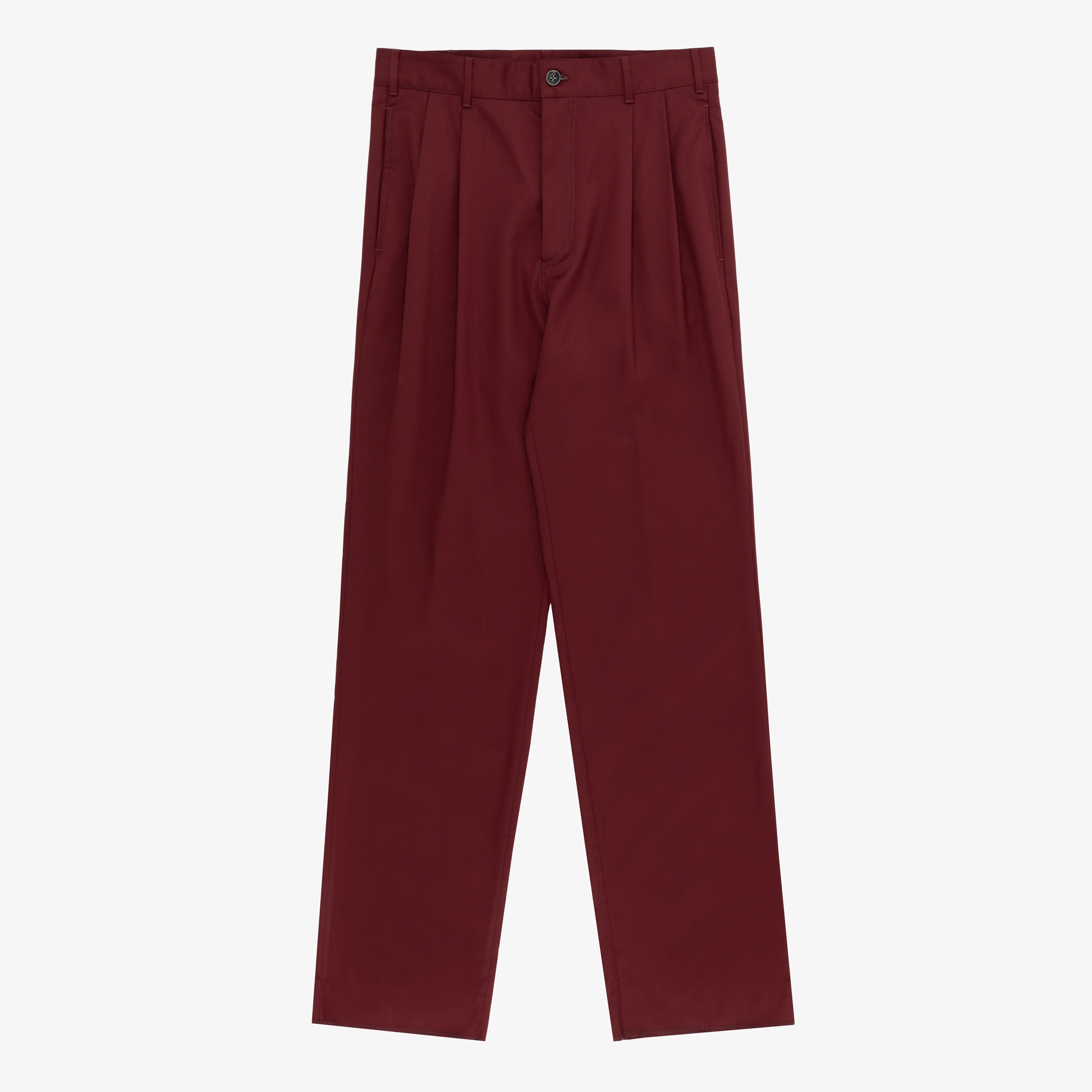 Double Pleated Wool Trouser sold by Aime Leon Dore