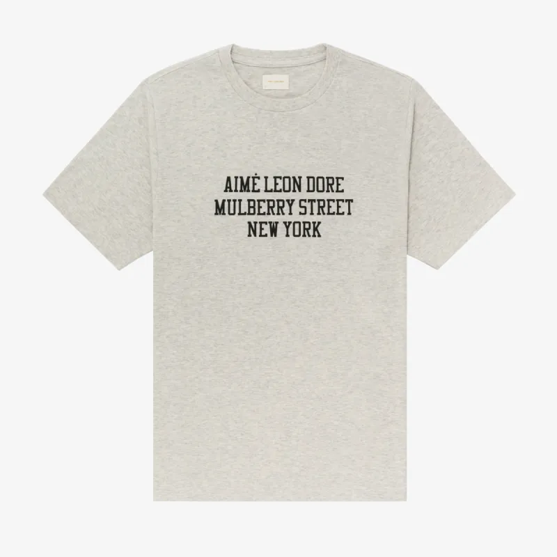 Mulberry Exhibition Tee sold by Aime Leon Dore