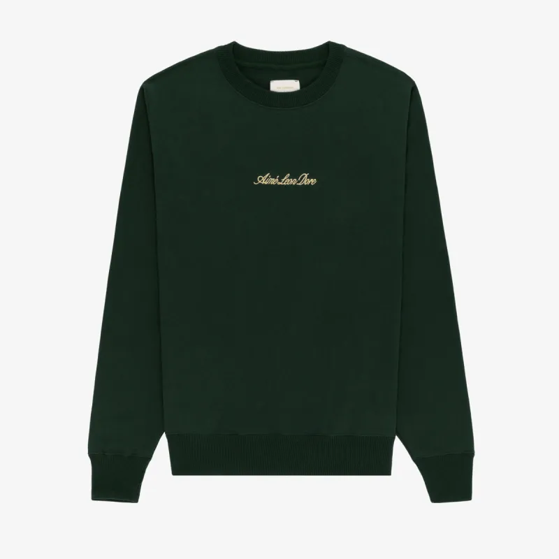 Embroidered Logo Crewneck Sweatshirt sold by Aime Leon Dore