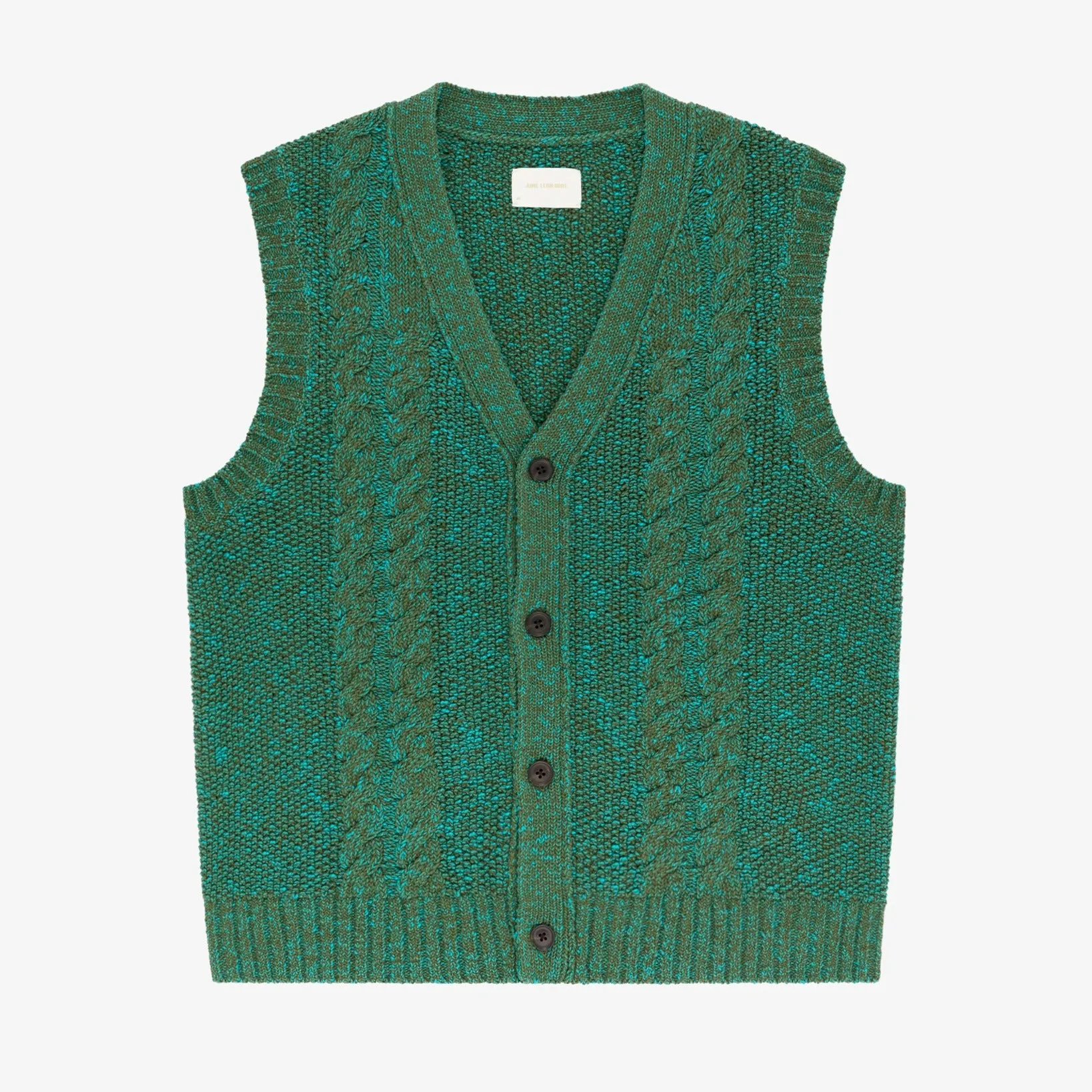 Cable Knit Vest sold by Aime Leon Dore