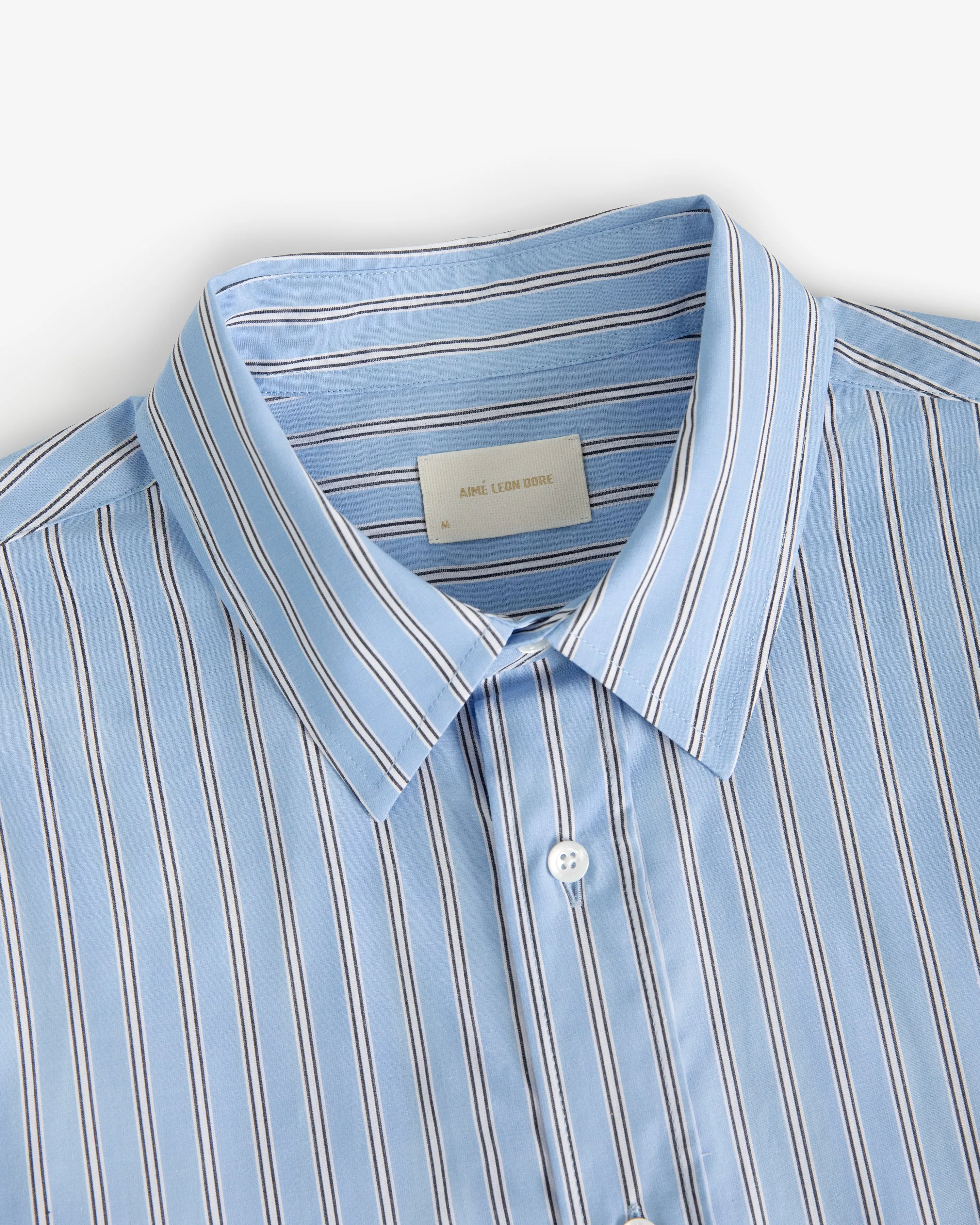 Striped Poplin Shirt sold by Aime Leon Dore product image thumbnail 4