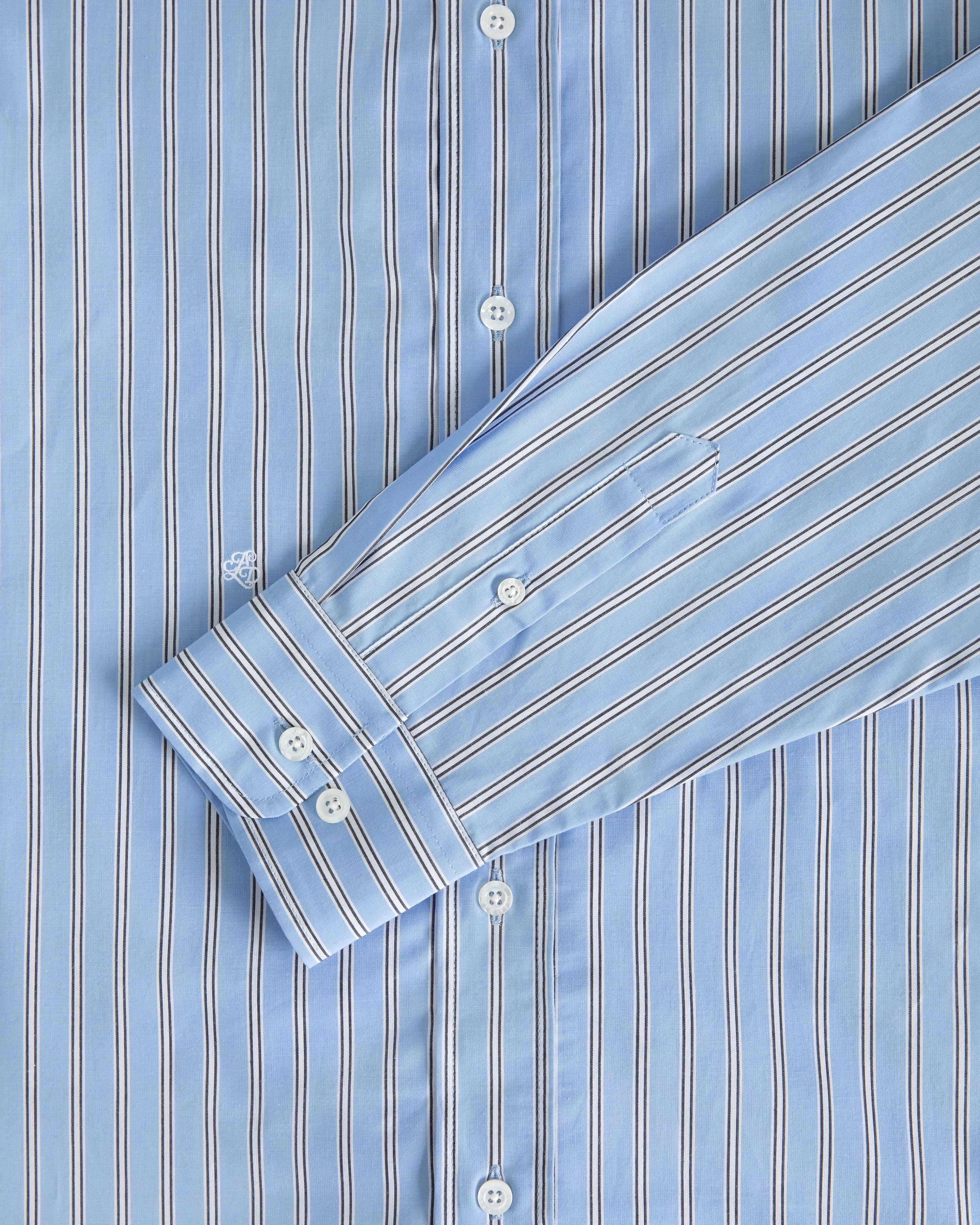 Striped Poplin Shirt sold by Aime Leon Dore product image thumbnail 5