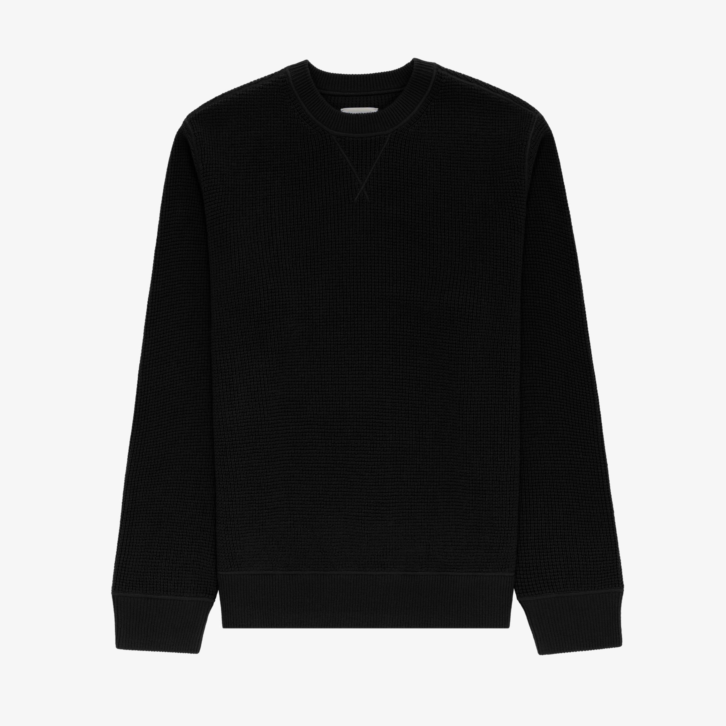 Merino Waffle Crewneck Sweater sold by Aime Leon Dore