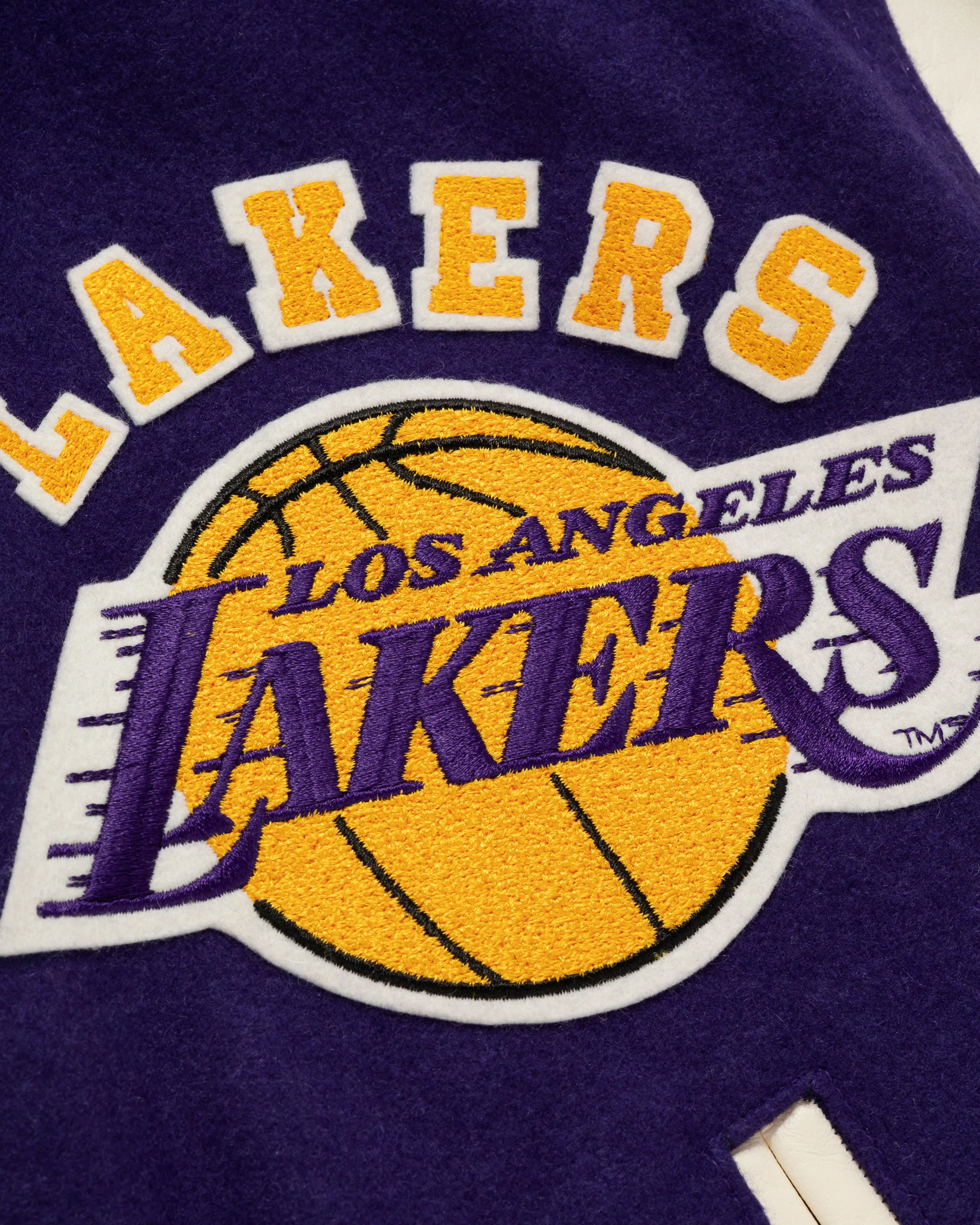 Vintage Los Angeles Lakers Varsity Jacket sold by Aime Leon Dore product image thumbnail 5