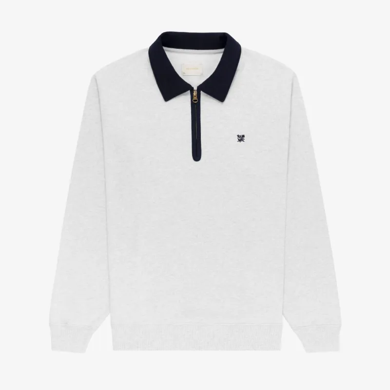 Contrast Crest Quarter Zip Pullover sold by Aime Leon Dore