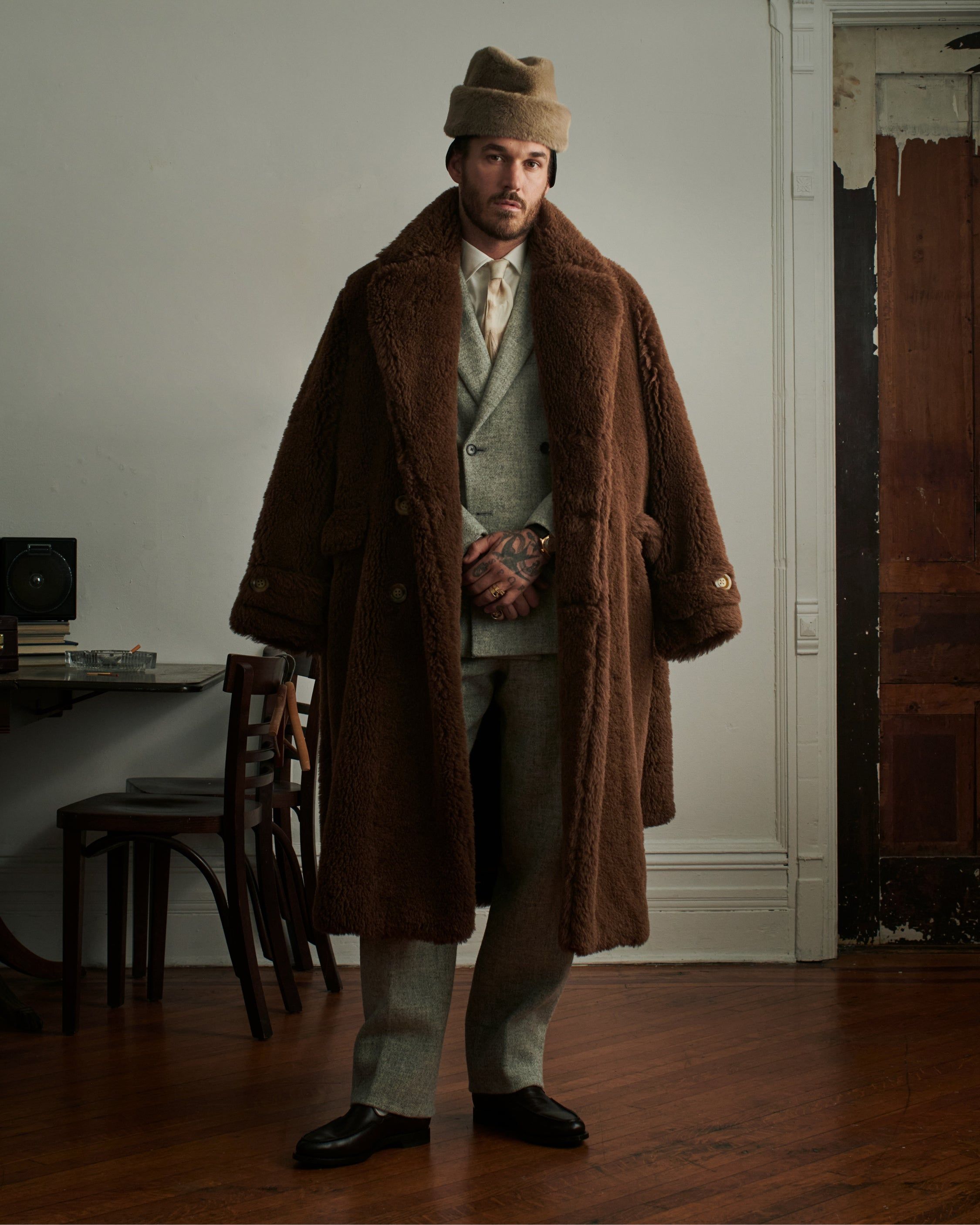 Teddy Topcoat sold by Aime Leon Dore product image thumbnail 3