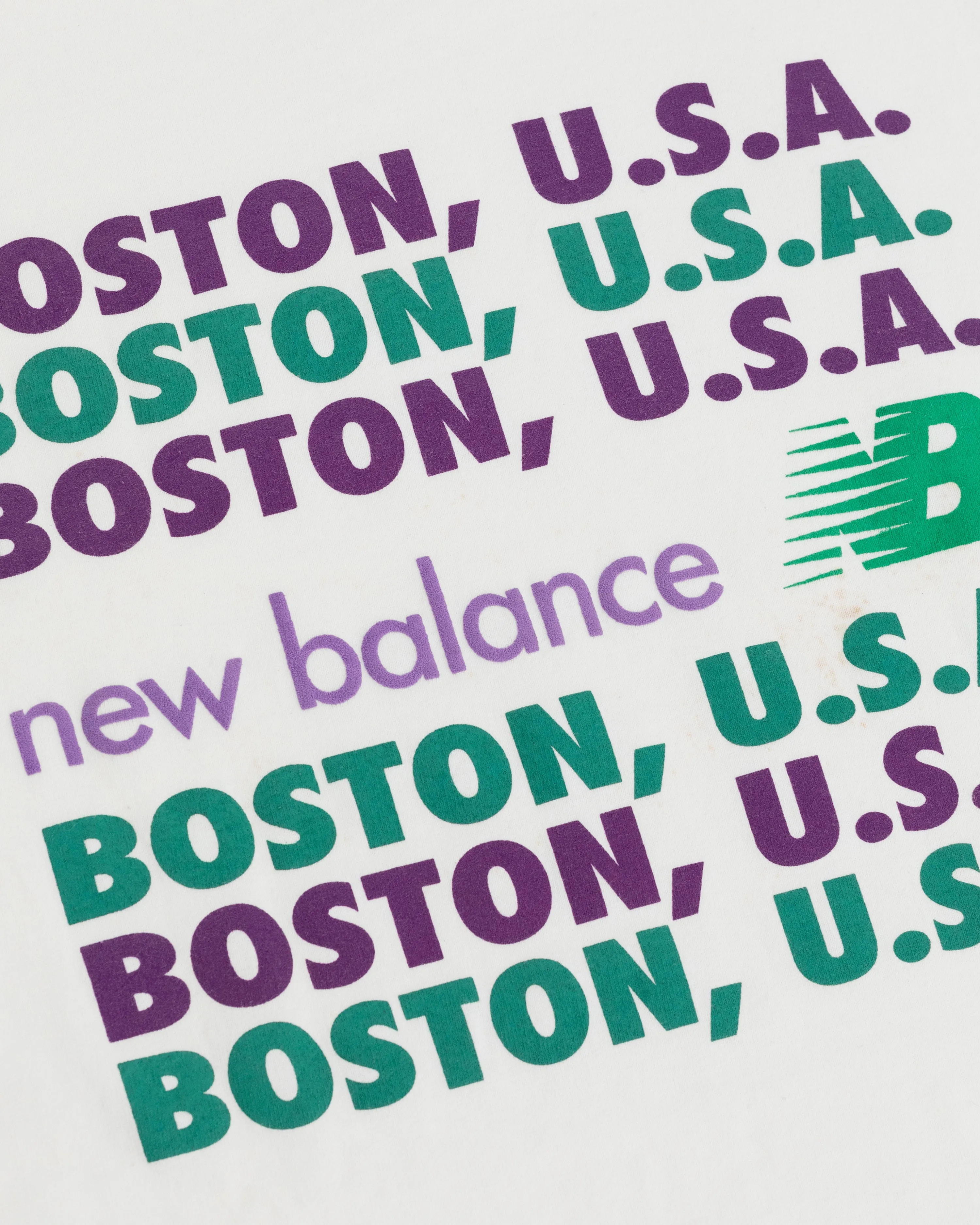 Vintage NB Boston USA Tee sold by Aime Leon Dore product image thumbnail 3
