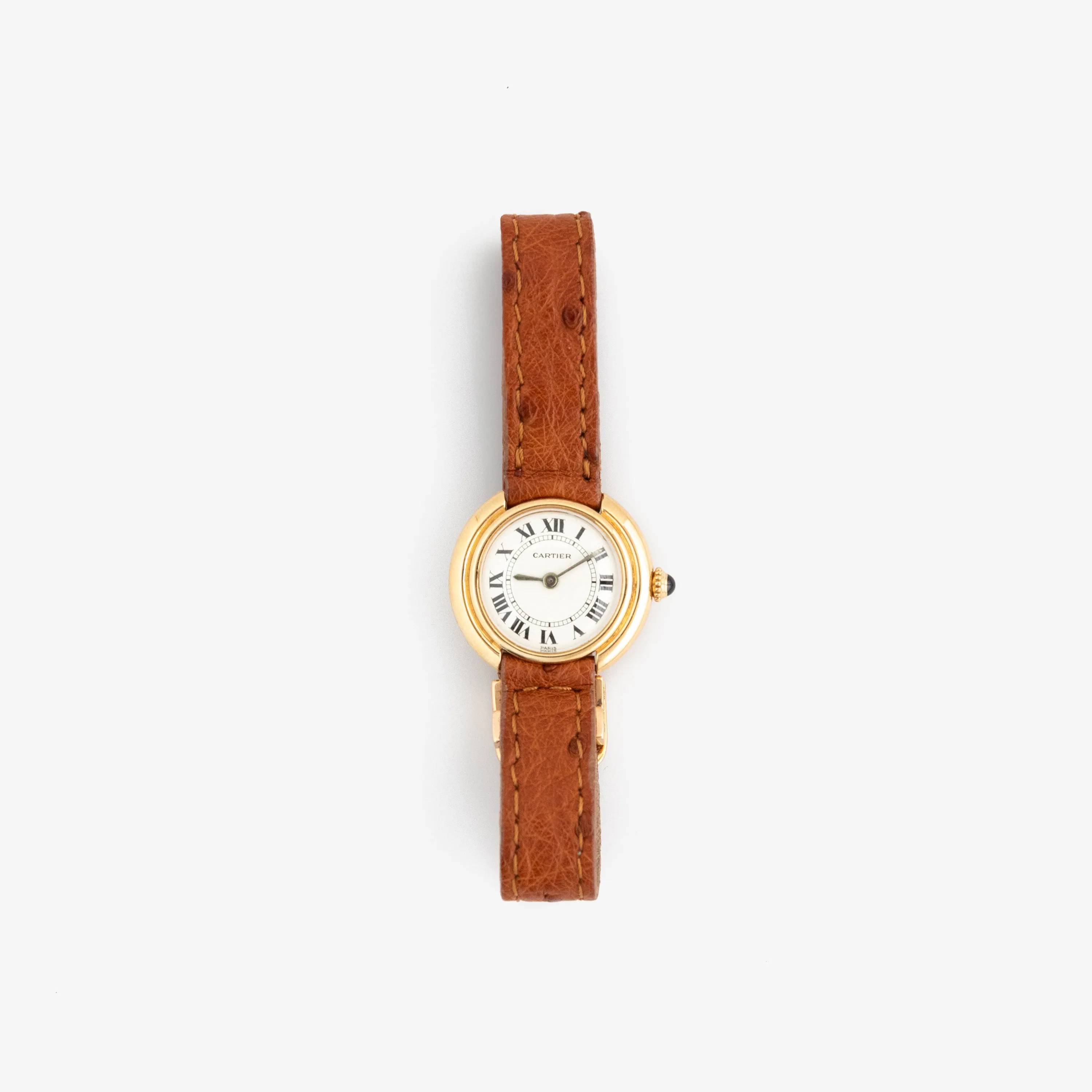 Cartier Ladies Ronde Vendome 18Kt Gold Watch sold by Aime Leon Dore