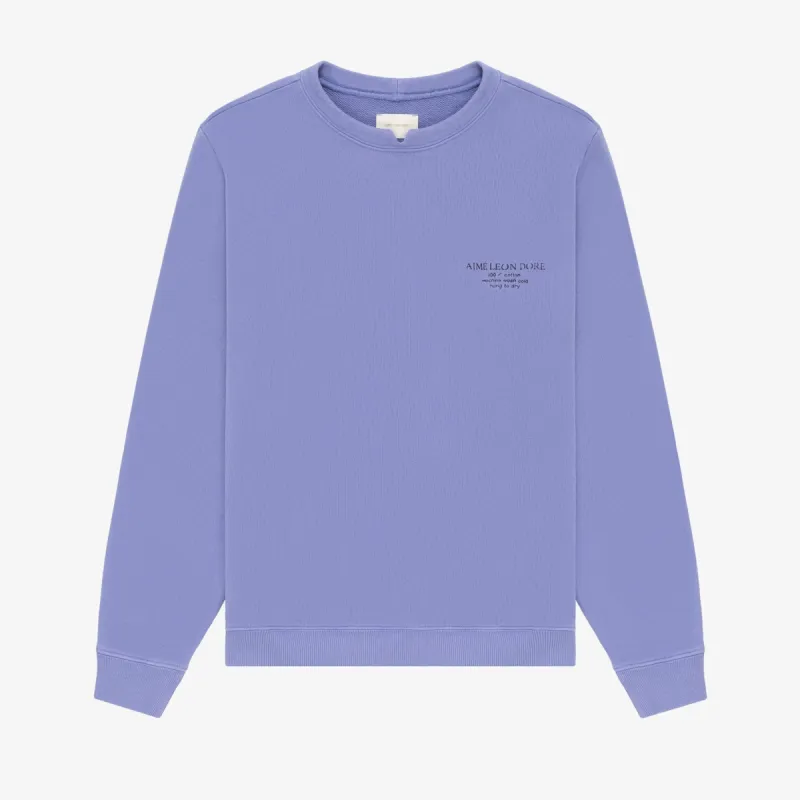 Notch Collar Crewneck Sweatshirt sold by Aime Leon Dore