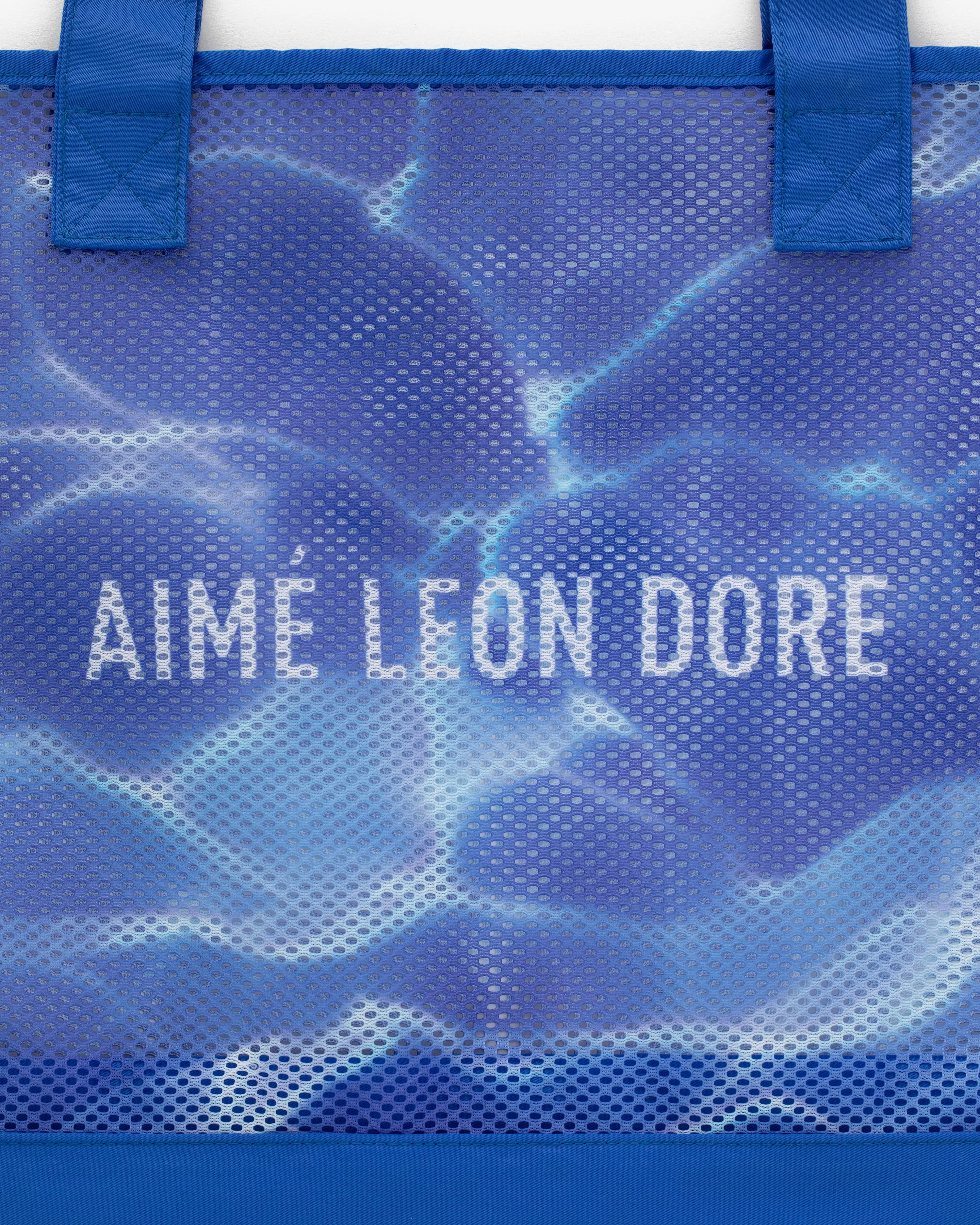 Aqua Print Mesh Tote Bag sold by Aime Leon Dore product image thumbnail 3