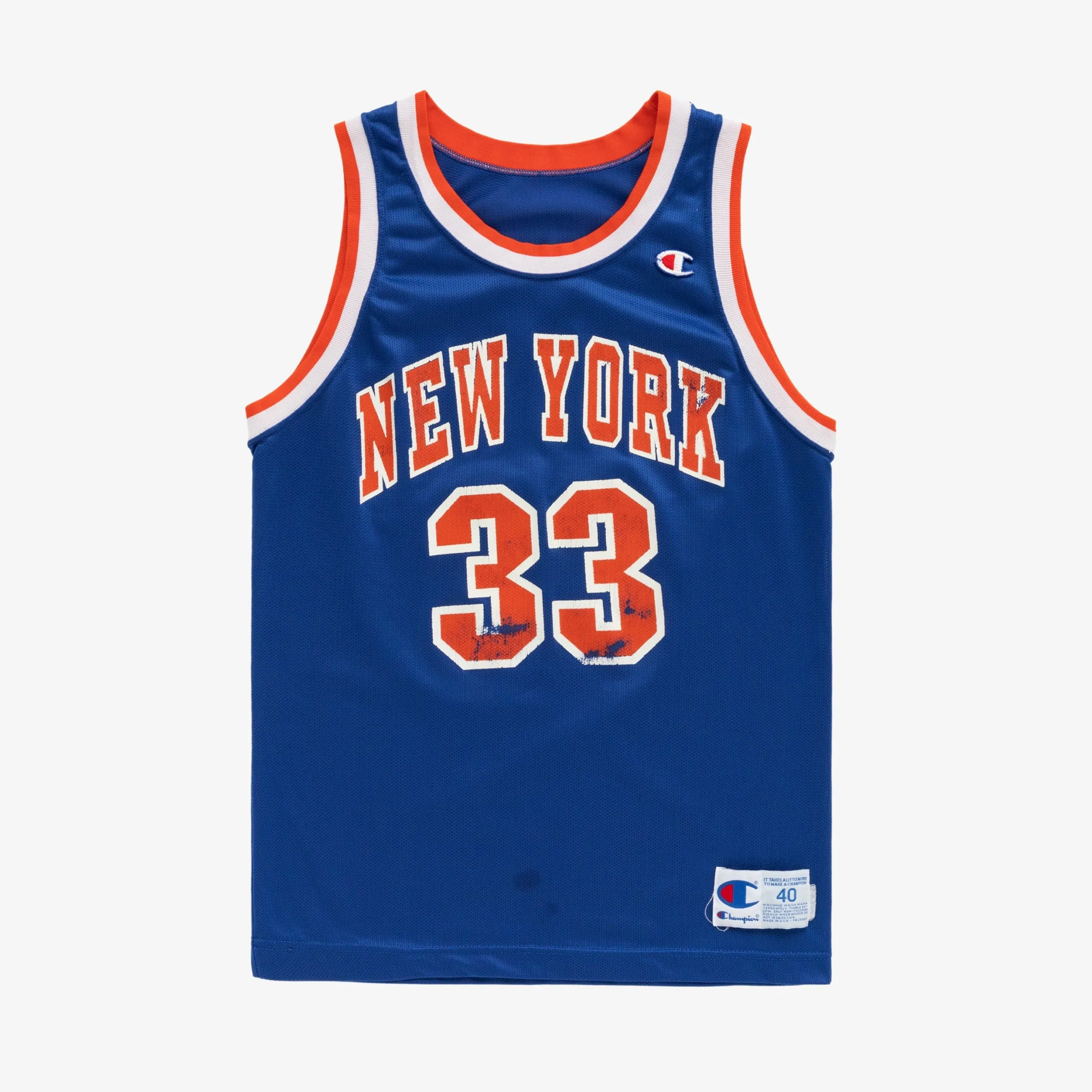 Vintage Ewing New York Knicks Jersey sold by Aime Leon Dore