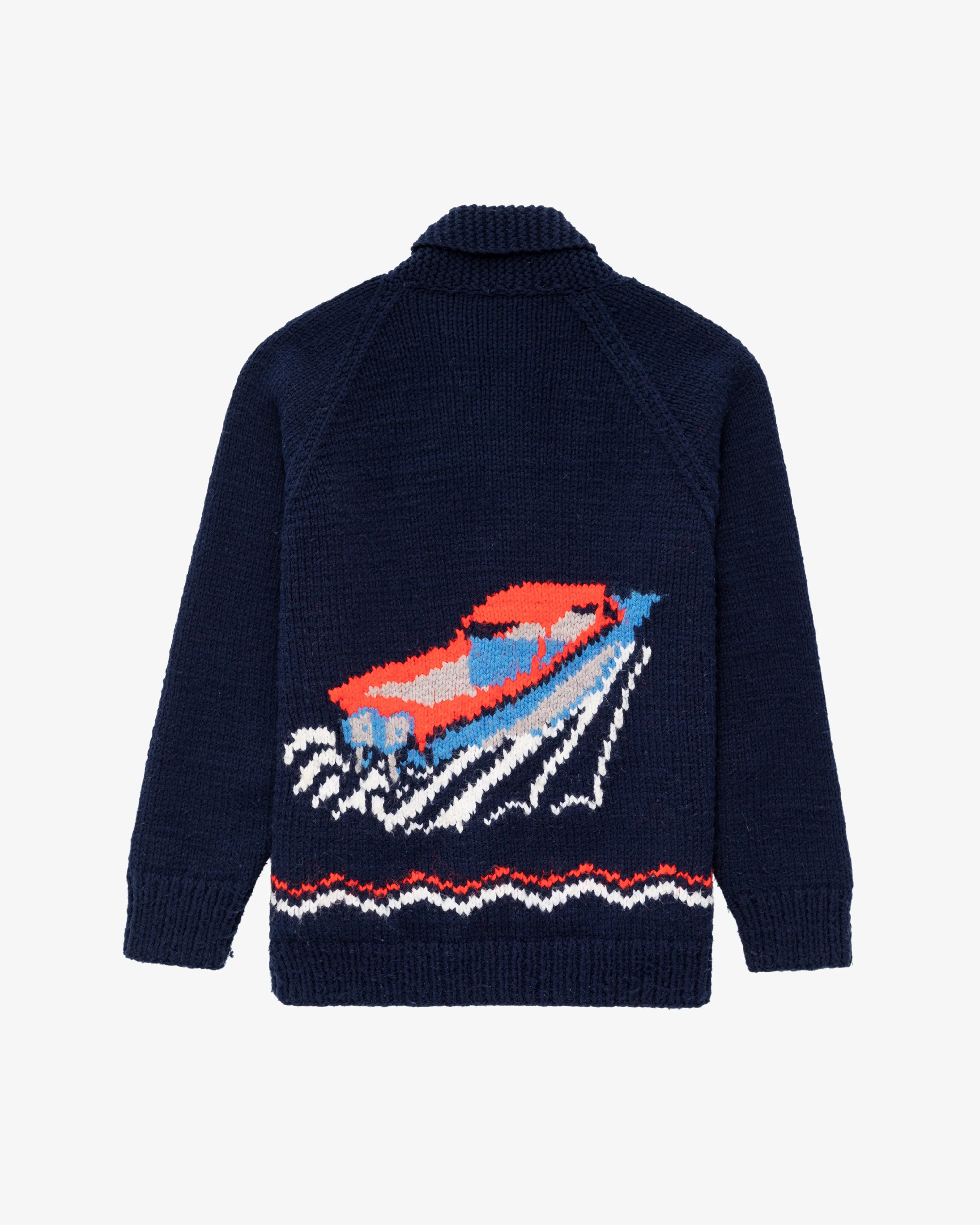 Vintage Wool Nautical Zip Up Sweater sold by Aime Leon Dore product image thumbnail 3