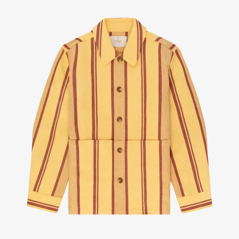Blanket Stripe Chore Shirt made by Aime Leon Dore