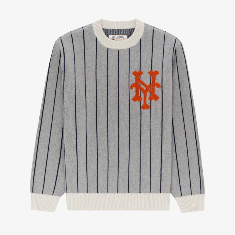 ALD / New York Mets Pinstripe Sweater made by Aime Leon Dore