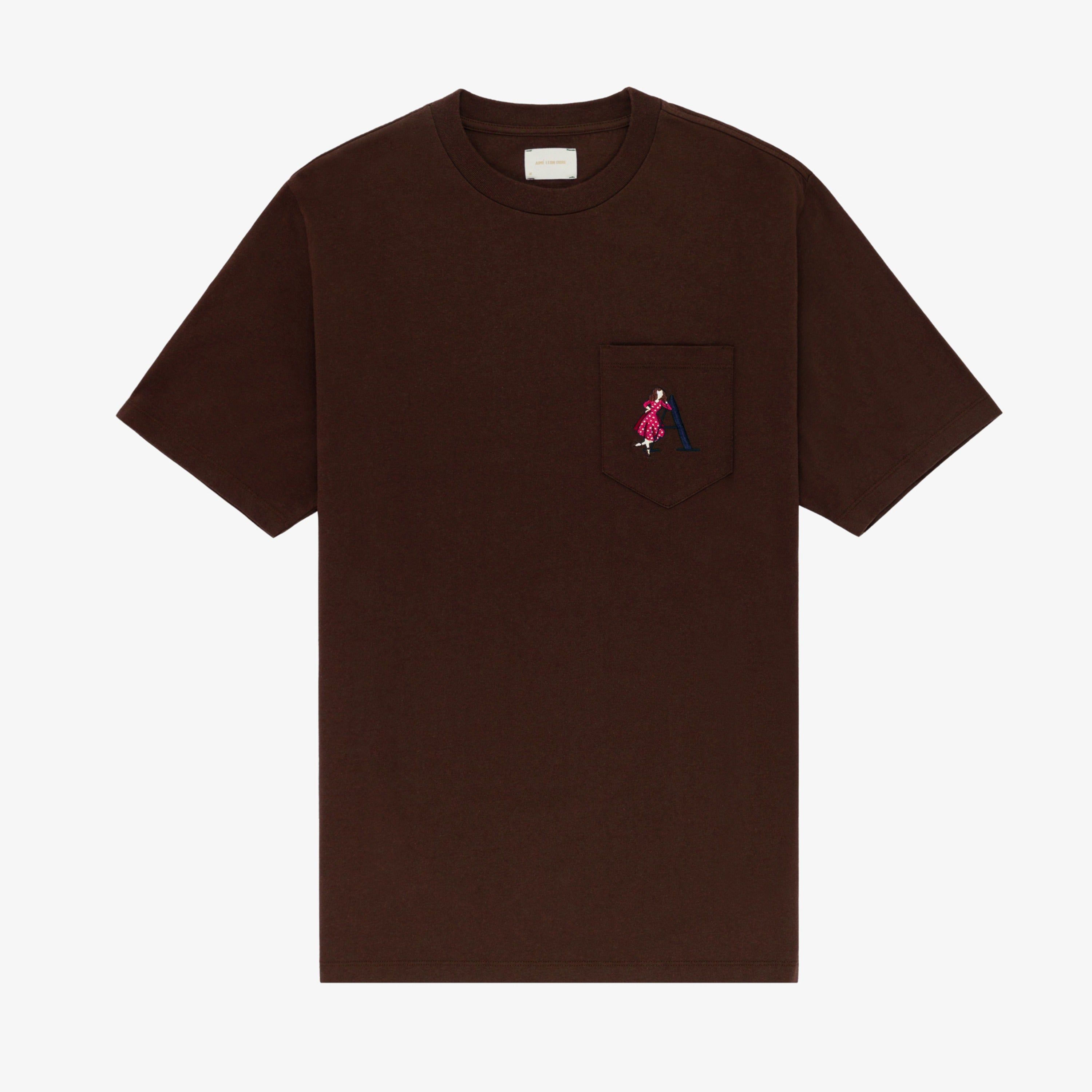 Embroidered 'A' Pocket Tee sold by Aime Leon Dore