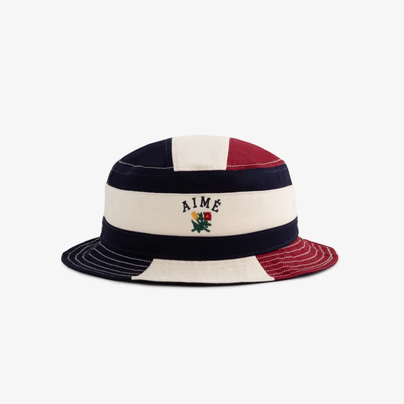 Colorblock Crest Bucket Hat sold by Aime Leon Dore
