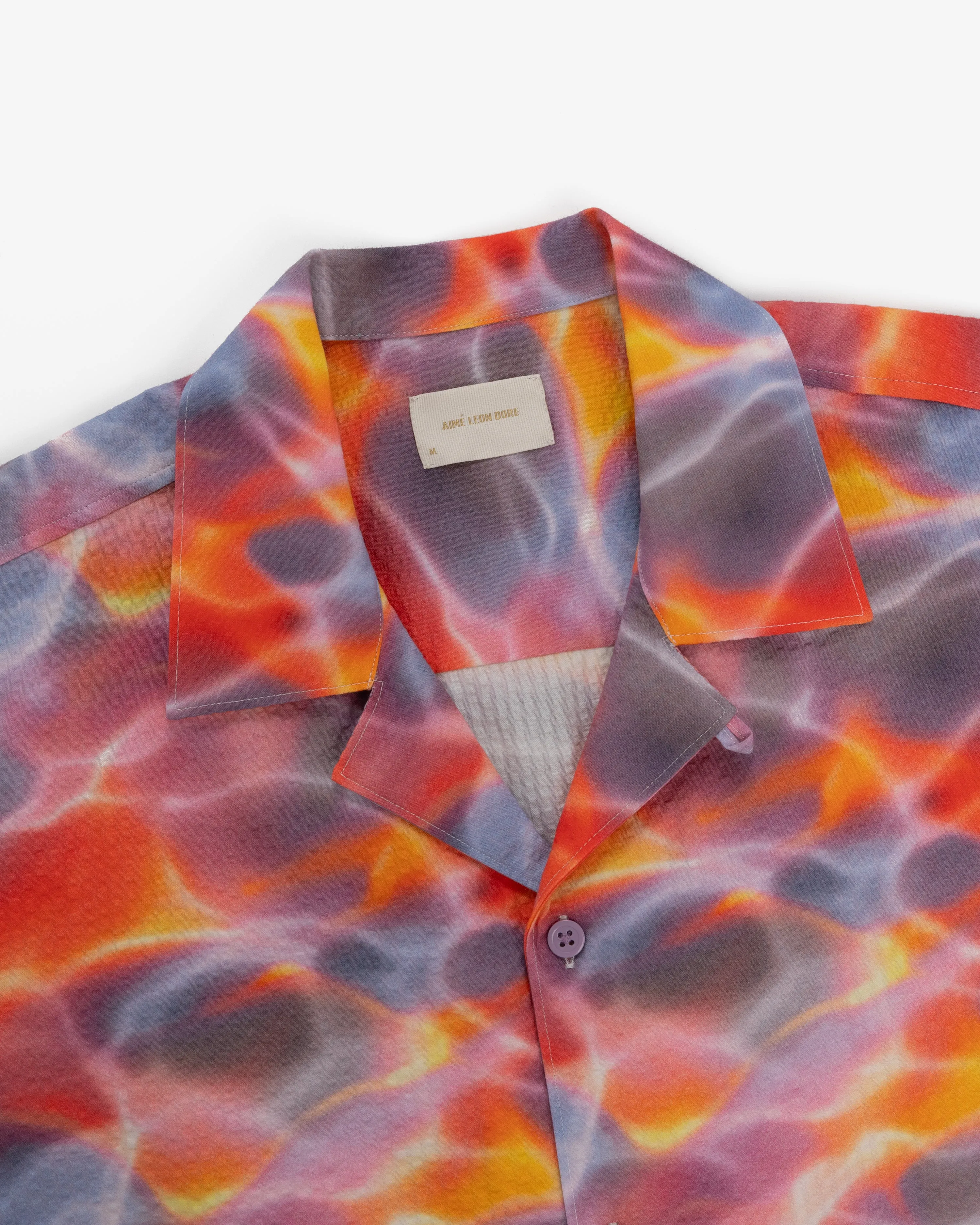 Aqua Print Seersucker Shirt sold by Aime Leon Dore product image thumbnail 4